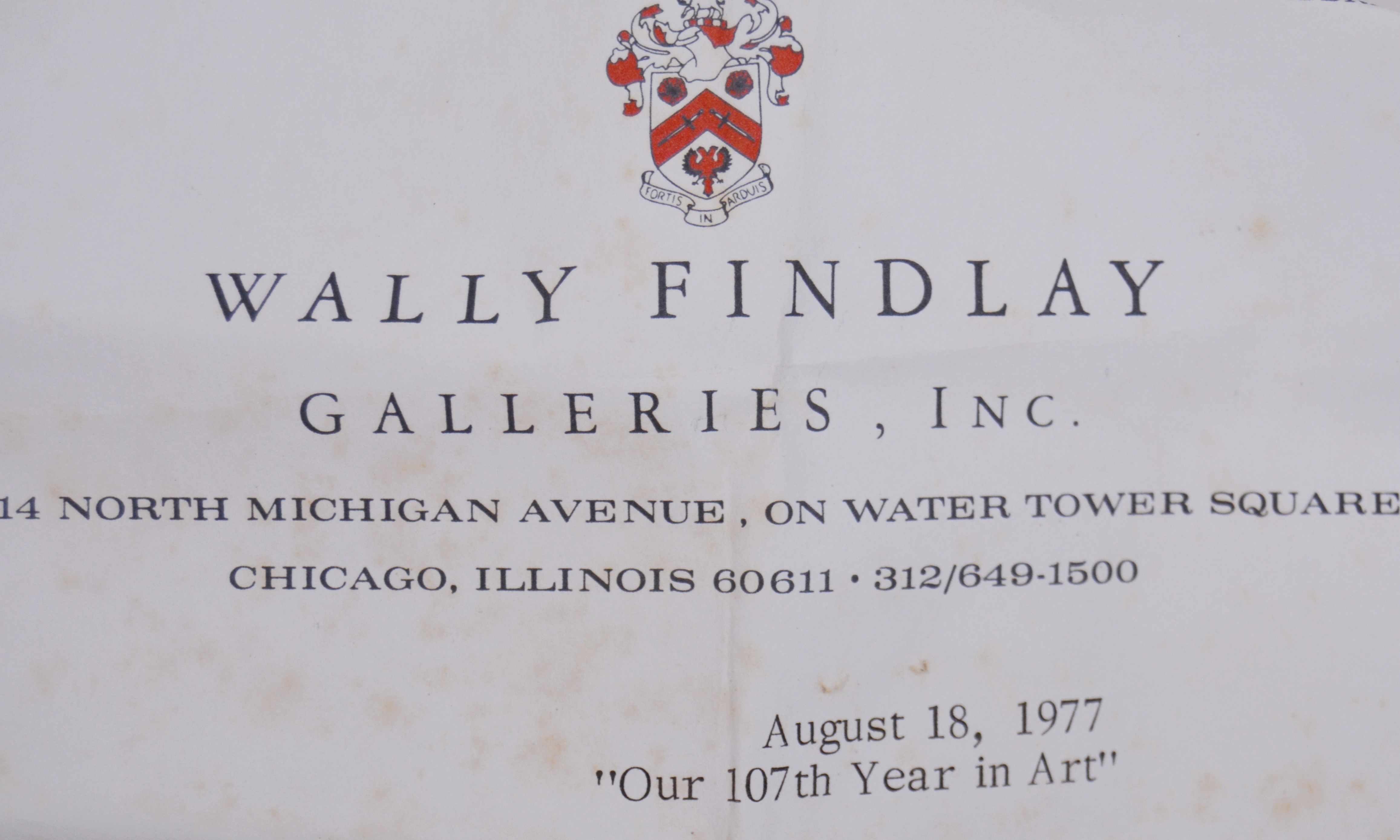 Alexander Calder Limited Edition Lithograph "Spotted Pork Chop"