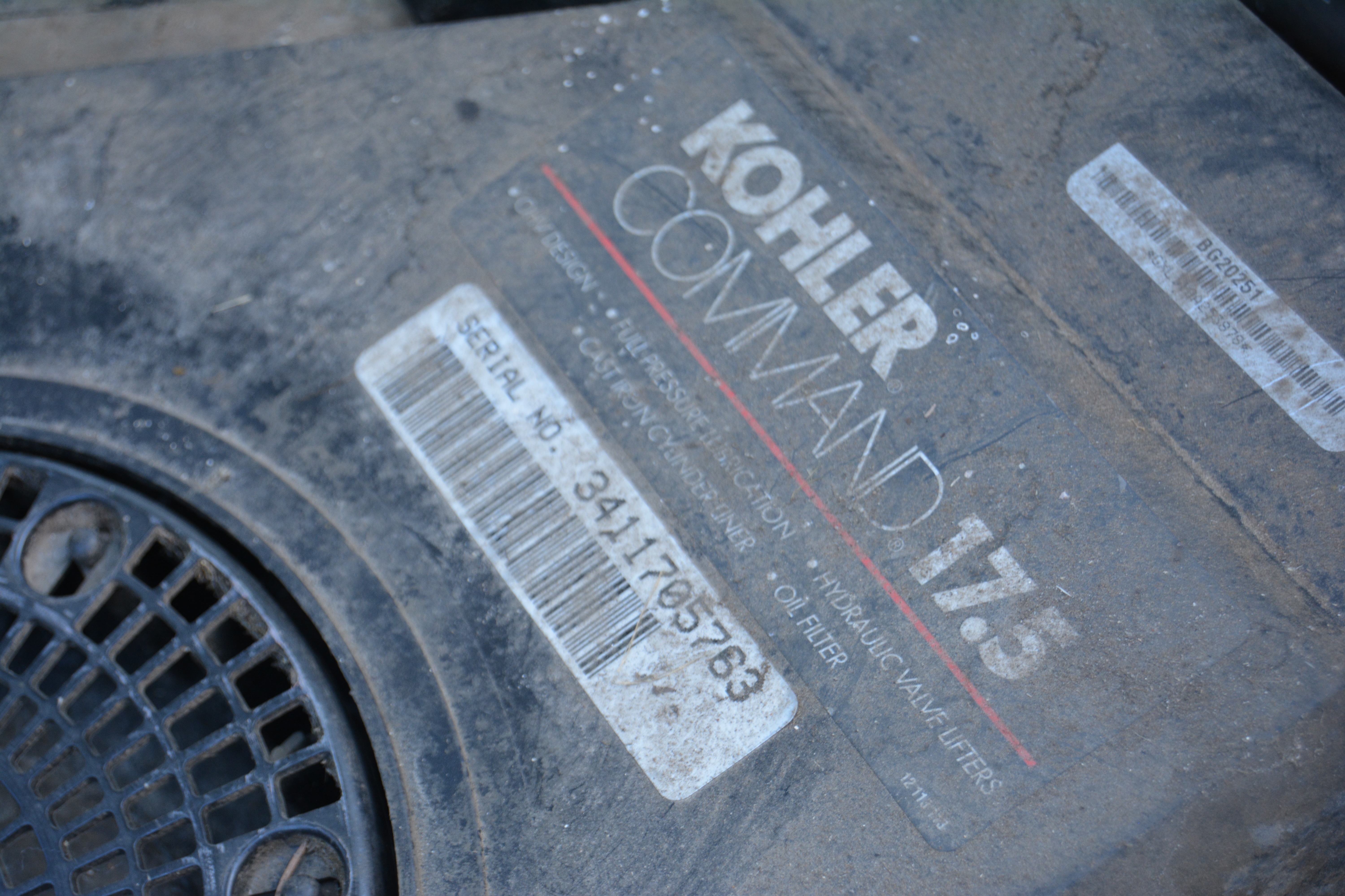 John Deere Tractor Mower L110 with Rear Grass Bagger