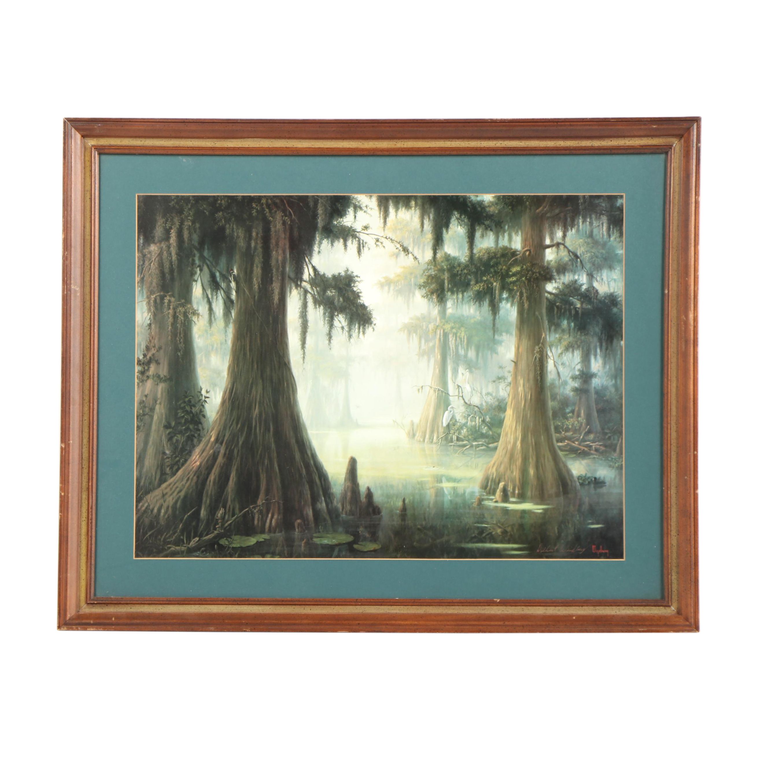 Offset Lithograph after Dalhart Windberg Cypress Mist