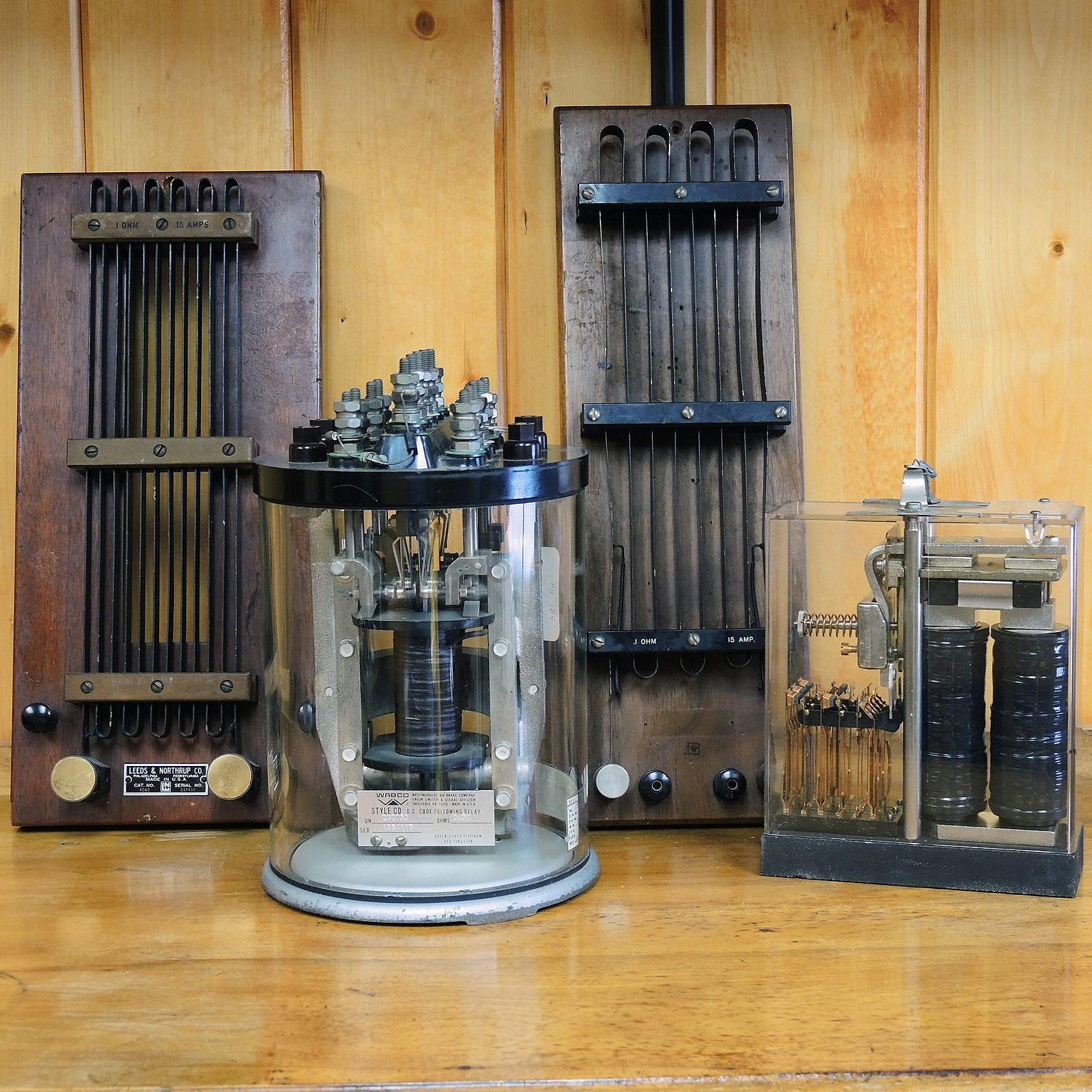 Railroad Signal Relays and Vintage Resistors