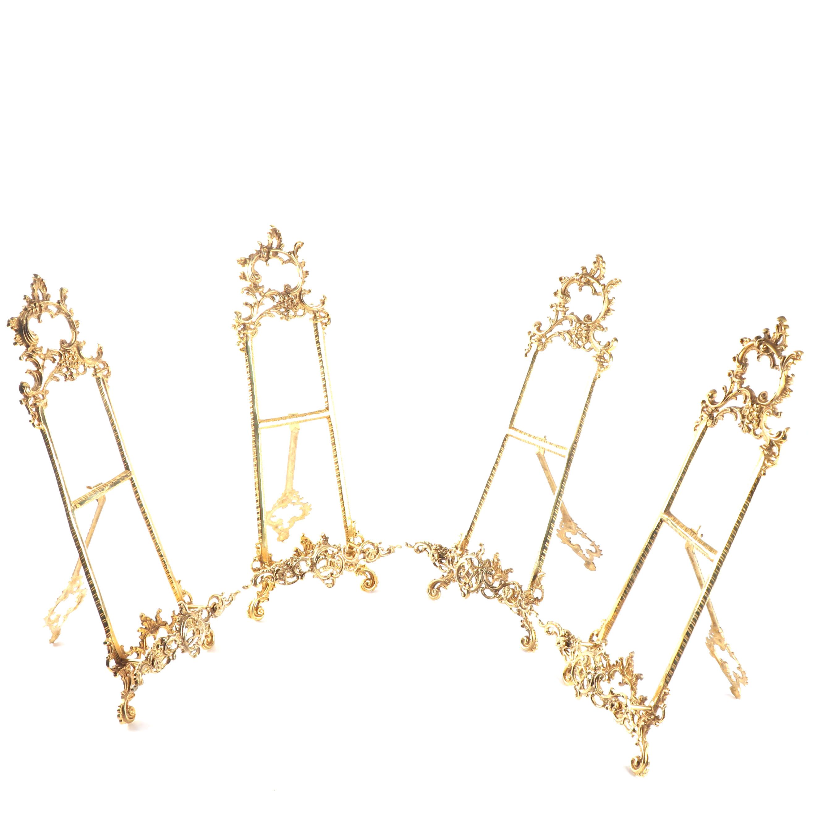 Decorative Metal Tabletop Display Easels