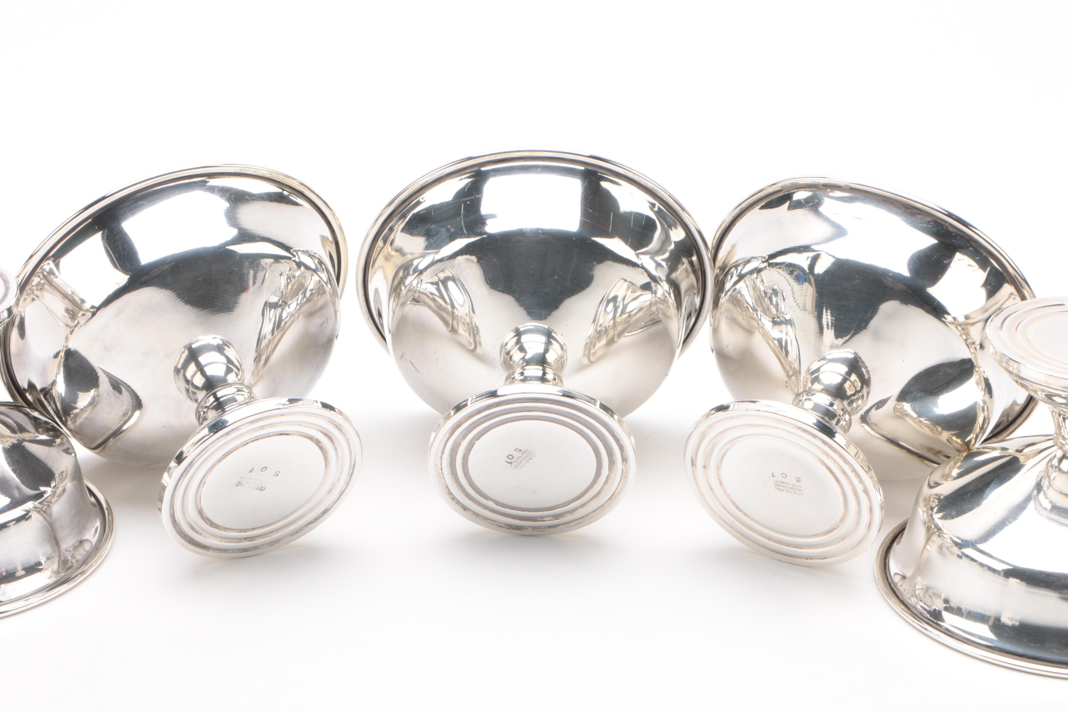 Weighted Sterling Silver Sherbet Cup Set