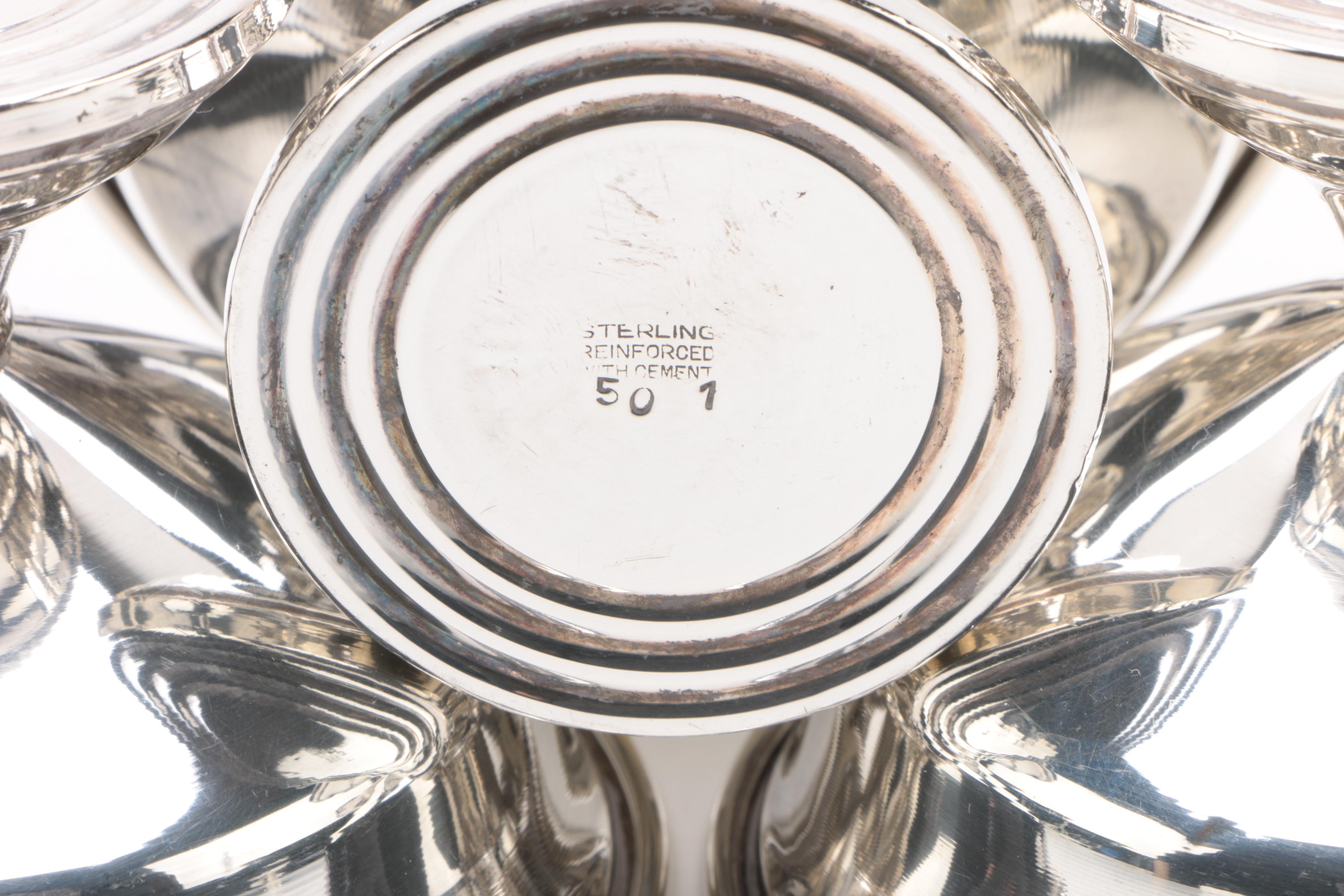 Weighted Sterling Silver Sherbet Cup Set