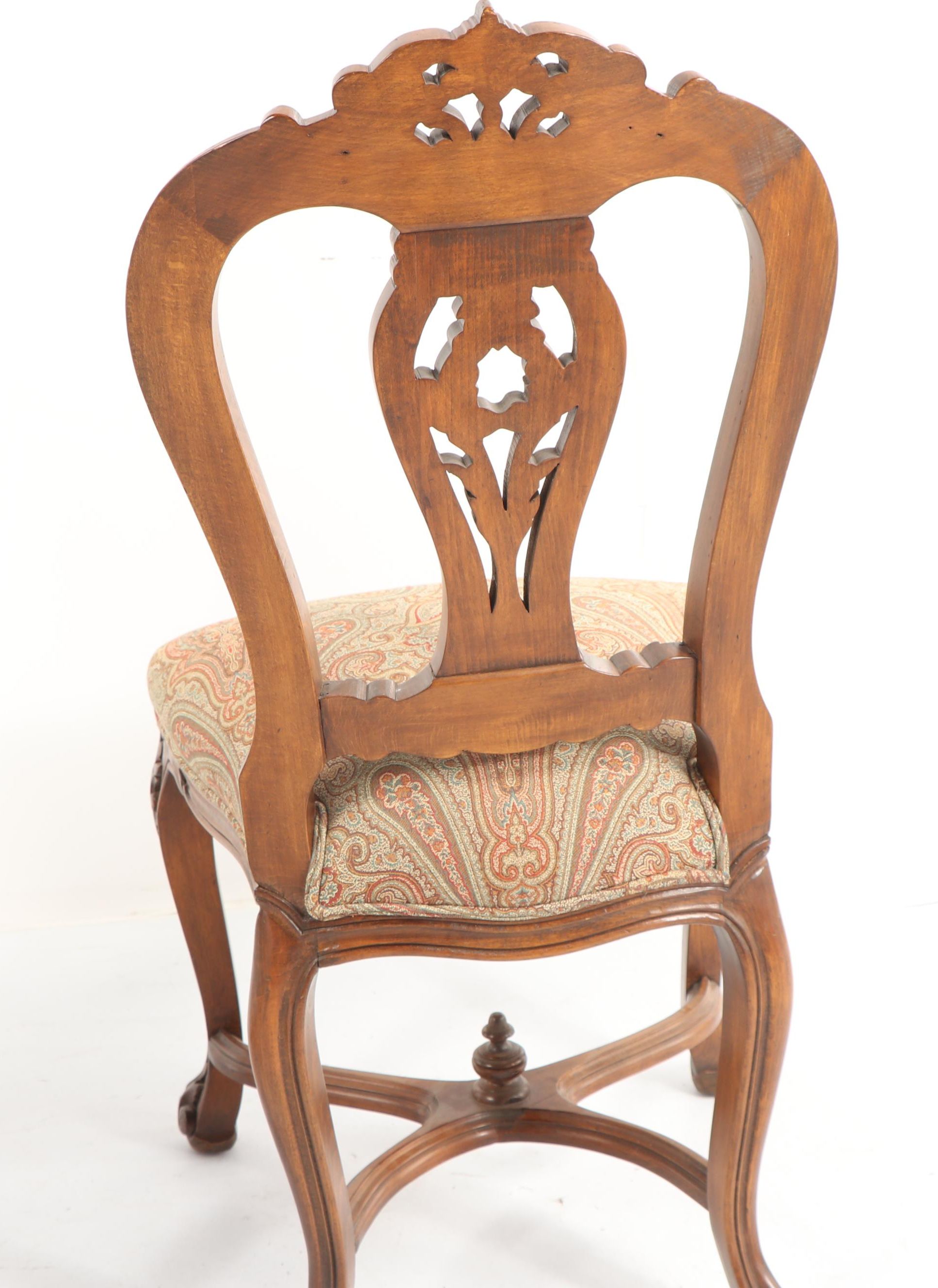 Victorian Style Side Chairs, Late 20th Century