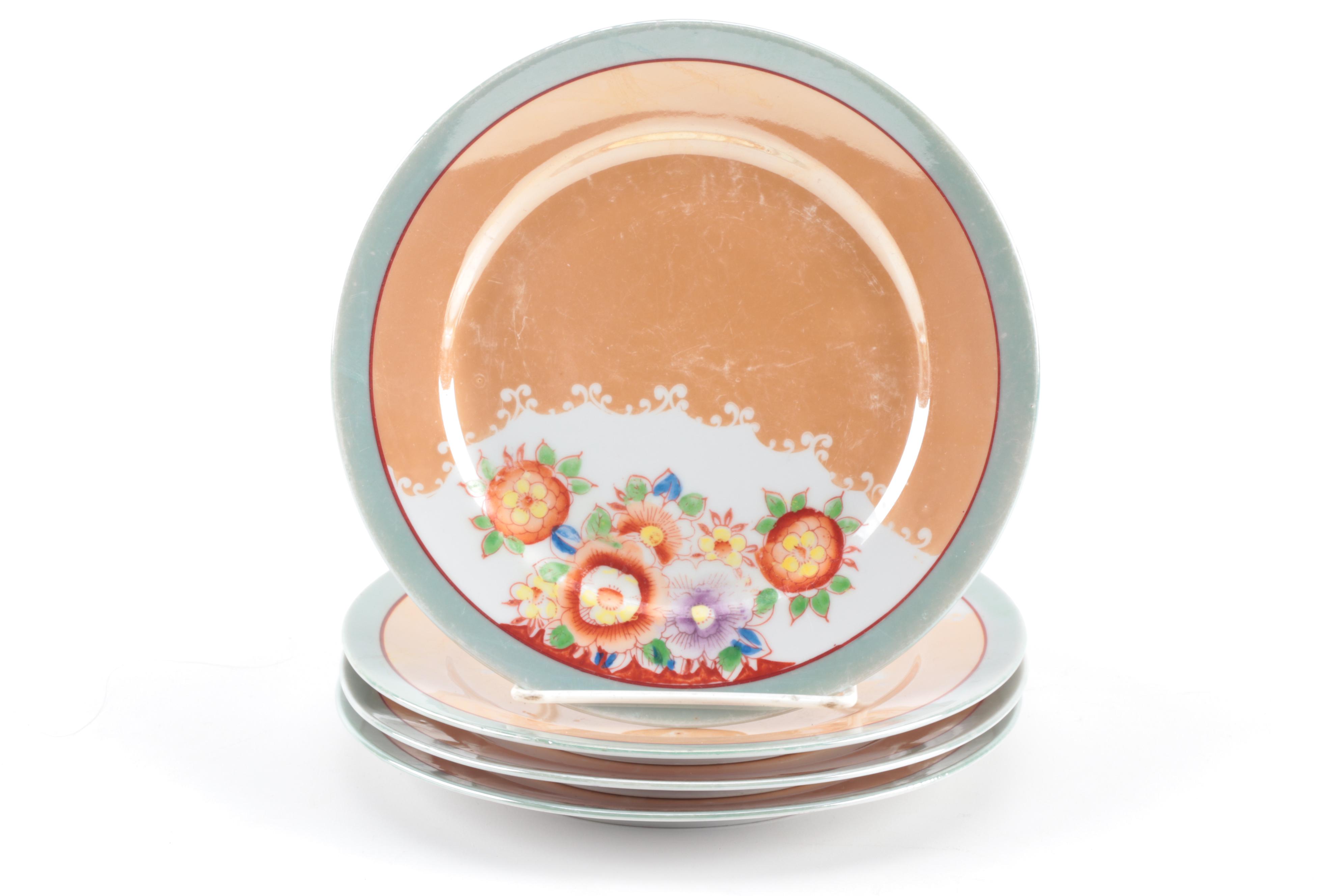 Vintage Japanese Lusterware Tea Service