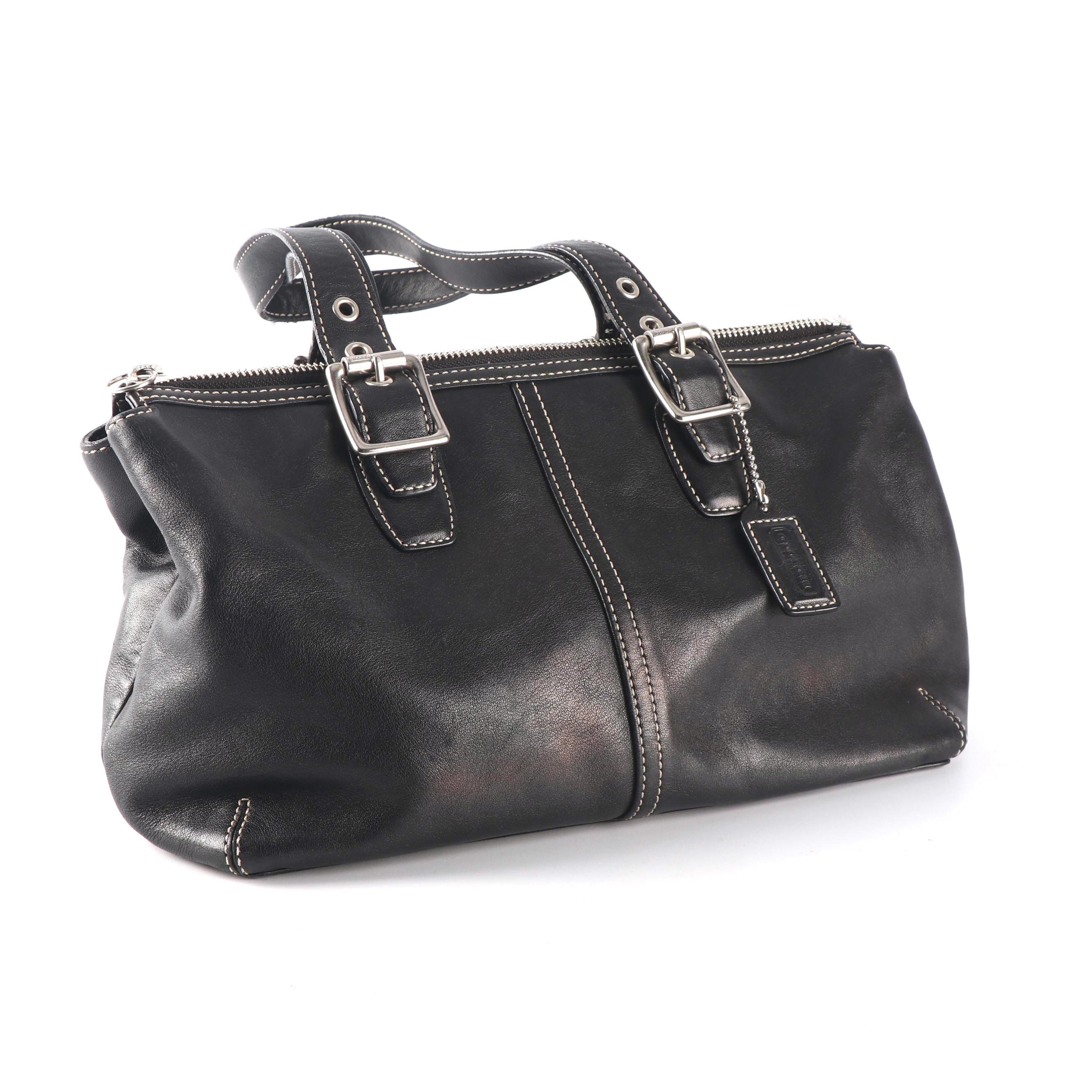 Coach Soho Legacy Black Leather Satchel