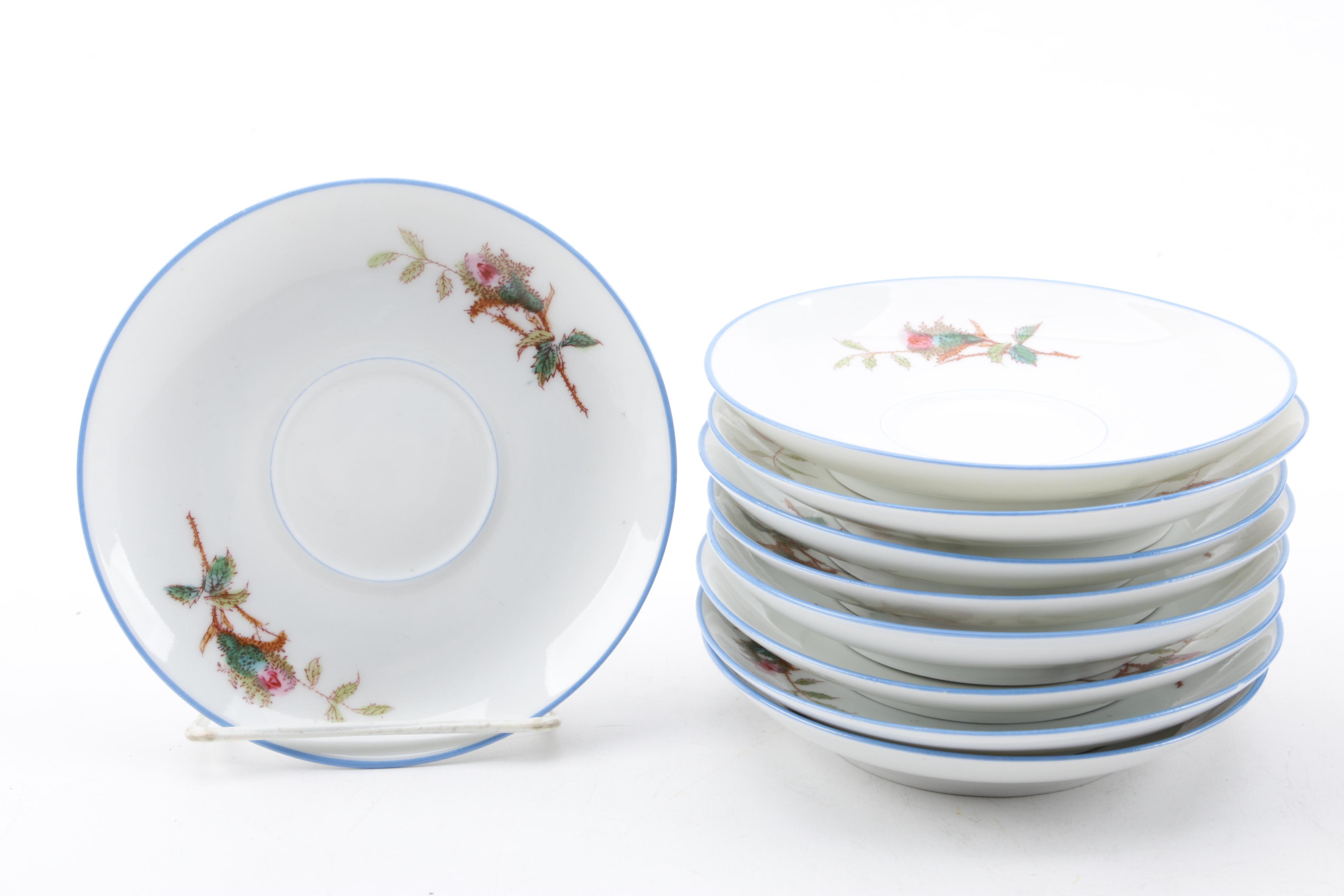 Antique Haviland Limoges "Moss Rose" Porcelain Dinnerware