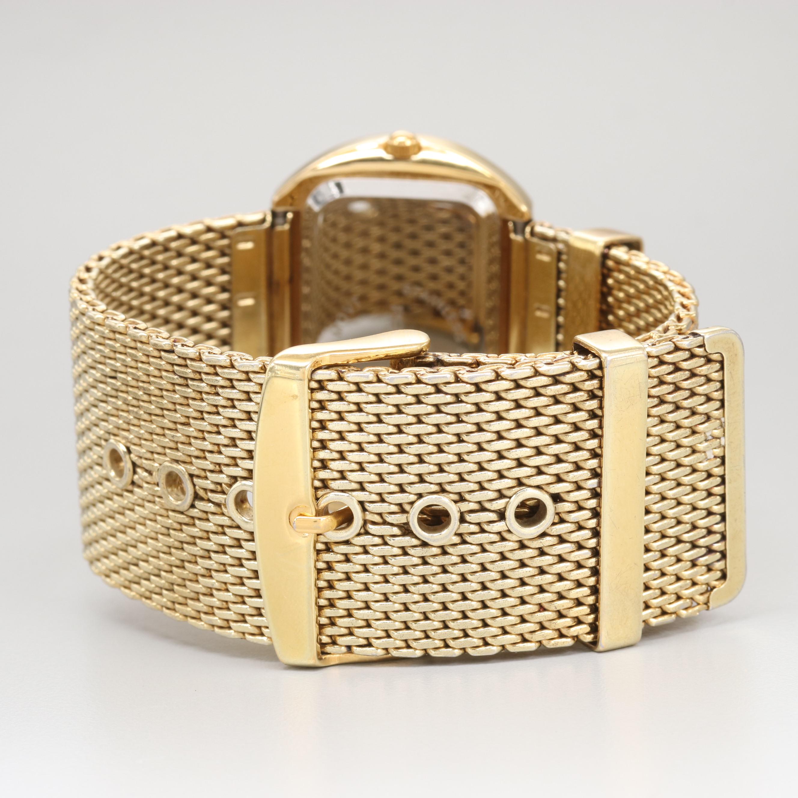 Peugeot Gold Tone Model 457 Quartz Watch