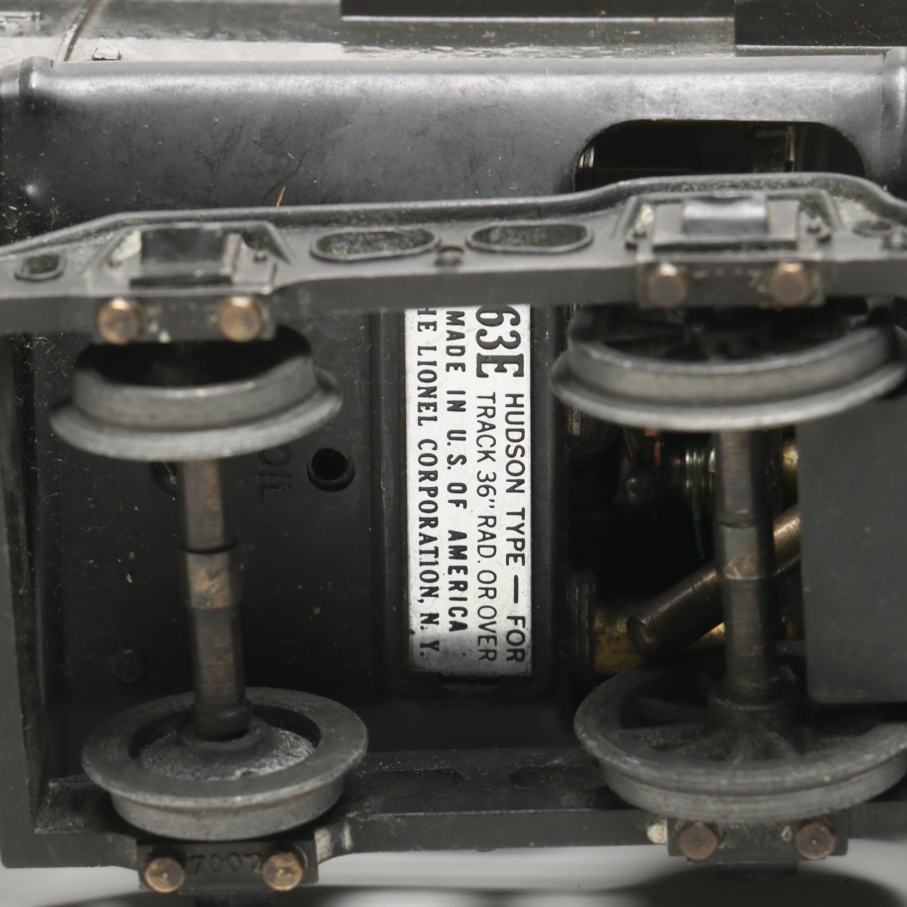 Pre War Lionel Hudson Steam Engine and Coal Tender, O Gauge