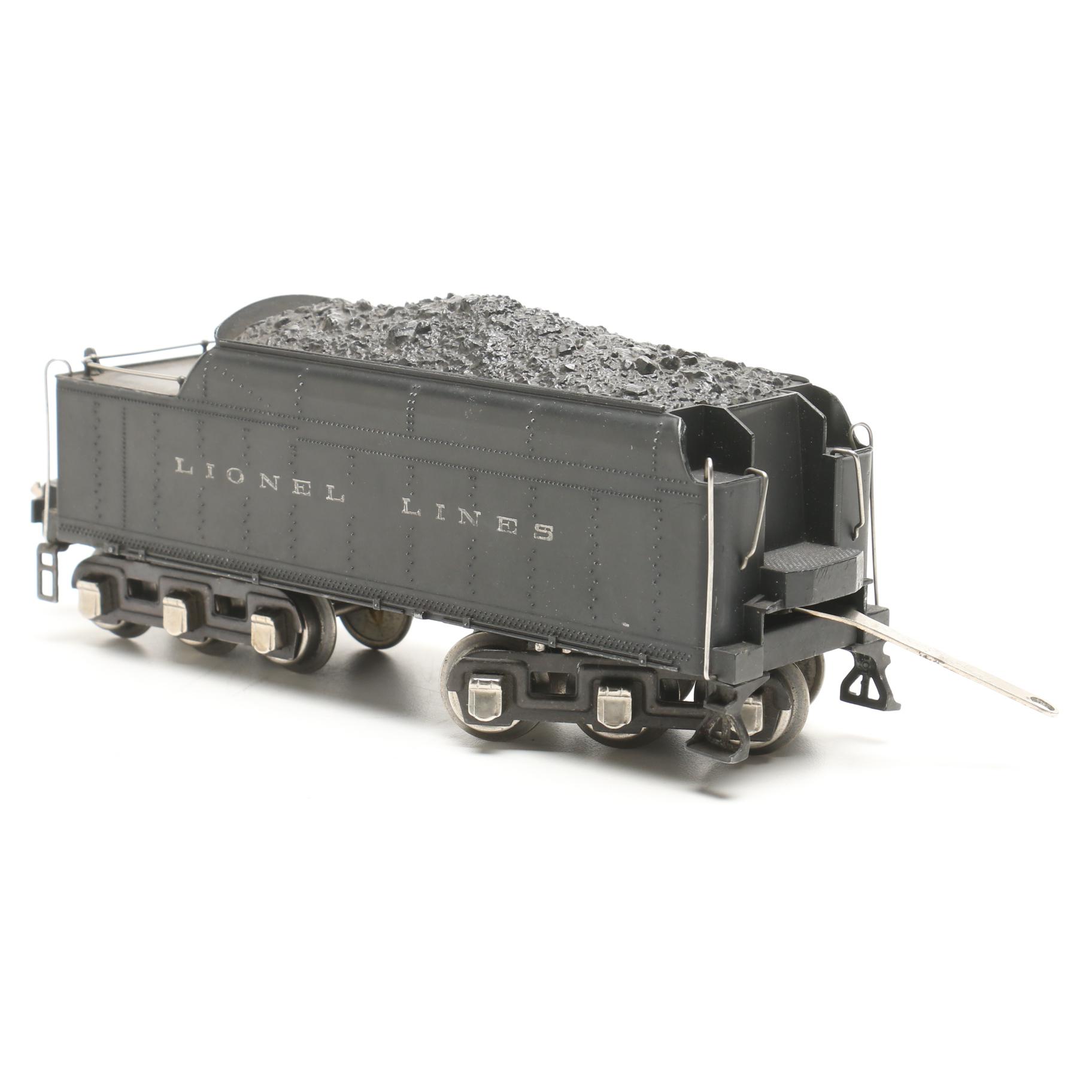 Pre War Lionel Hudson Steam Engine and Coal Tender, O Gauge