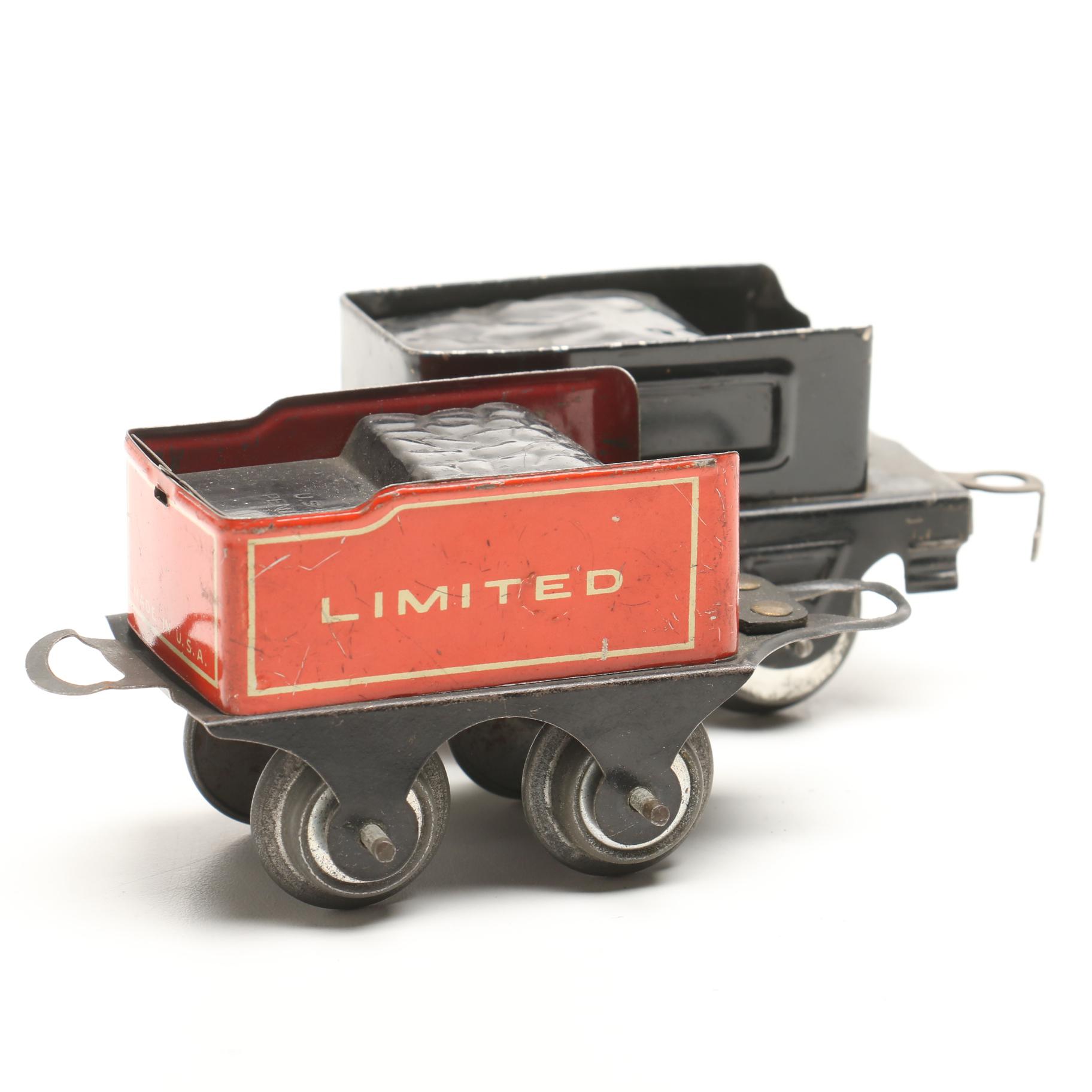 Vintage O Gauge Trains Including Tin Litho