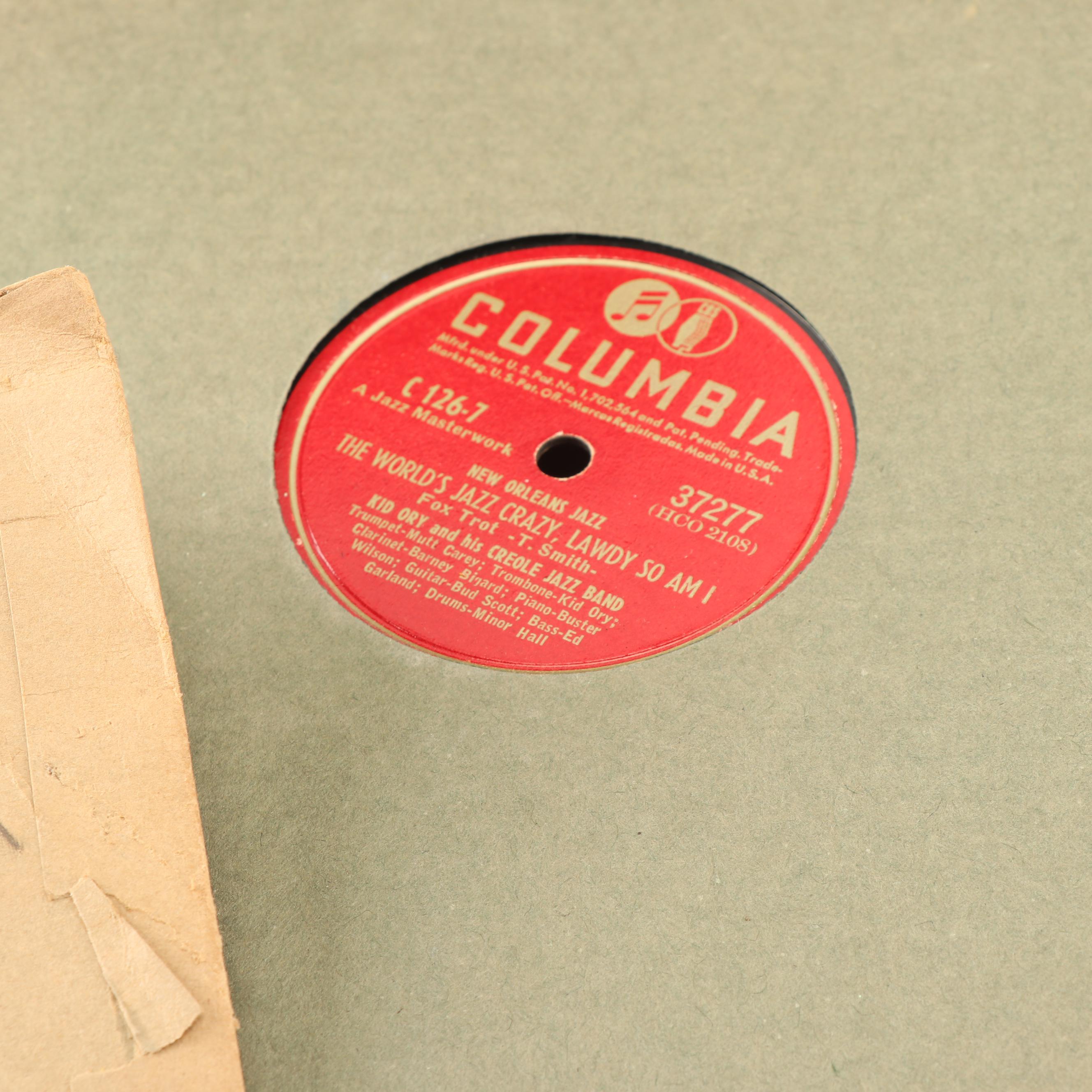 Bessie Smith, Billy Holiday and Other Big Band, Country and Jazz 78 RPM Records