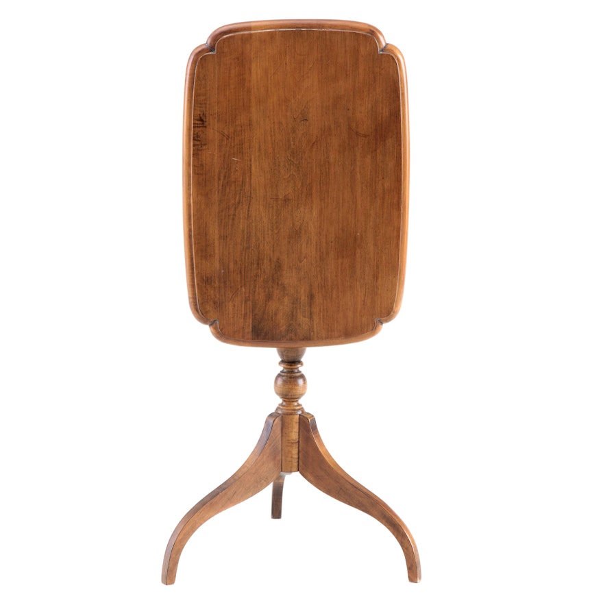 Federal Style Maple Tilt-Top Table by Ethan Allen