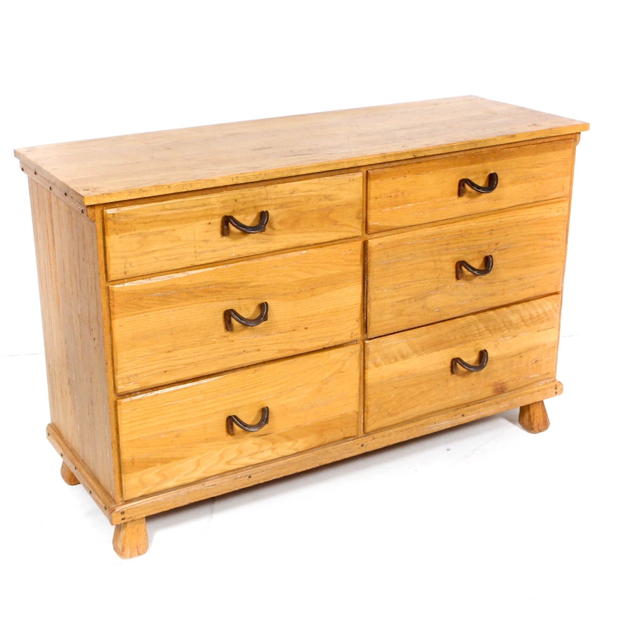 Ranch Oak Chest of Drawers