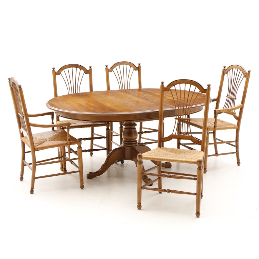 Contemporary Maple Dining Set by Ethan Allen, 20th Century