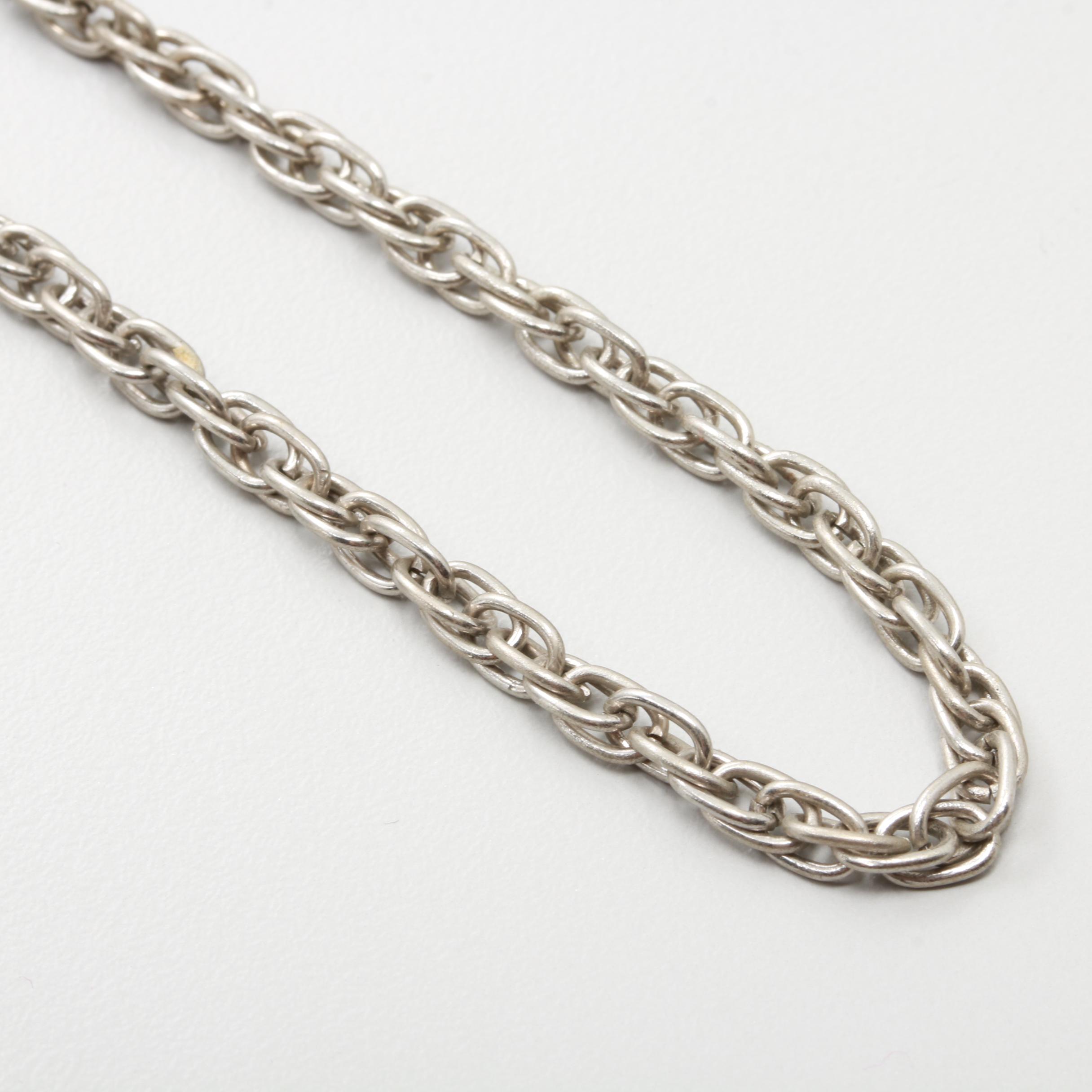 Woldman Silver Tone Pendant Watch