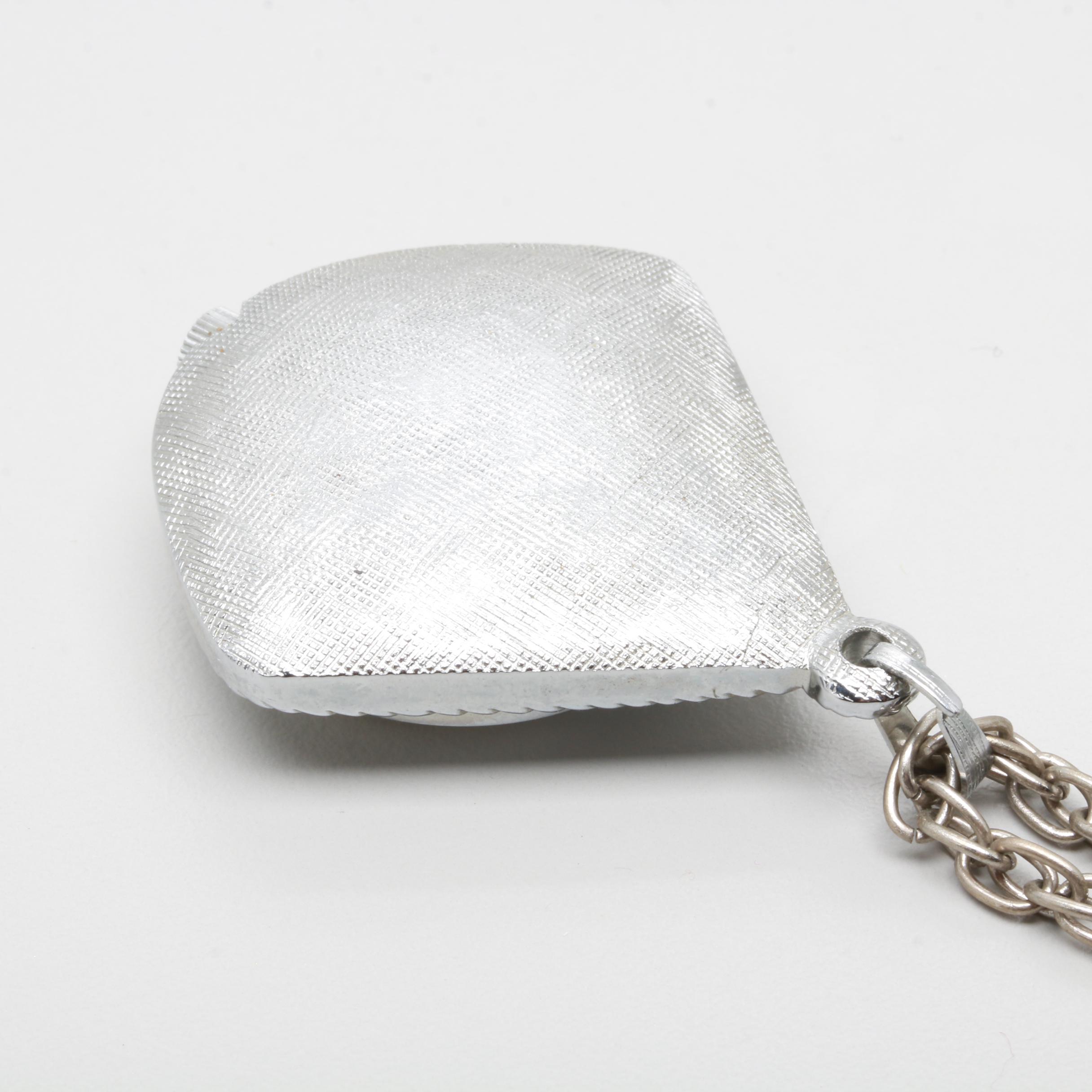 Woldman Silver Tone Pendant Watch