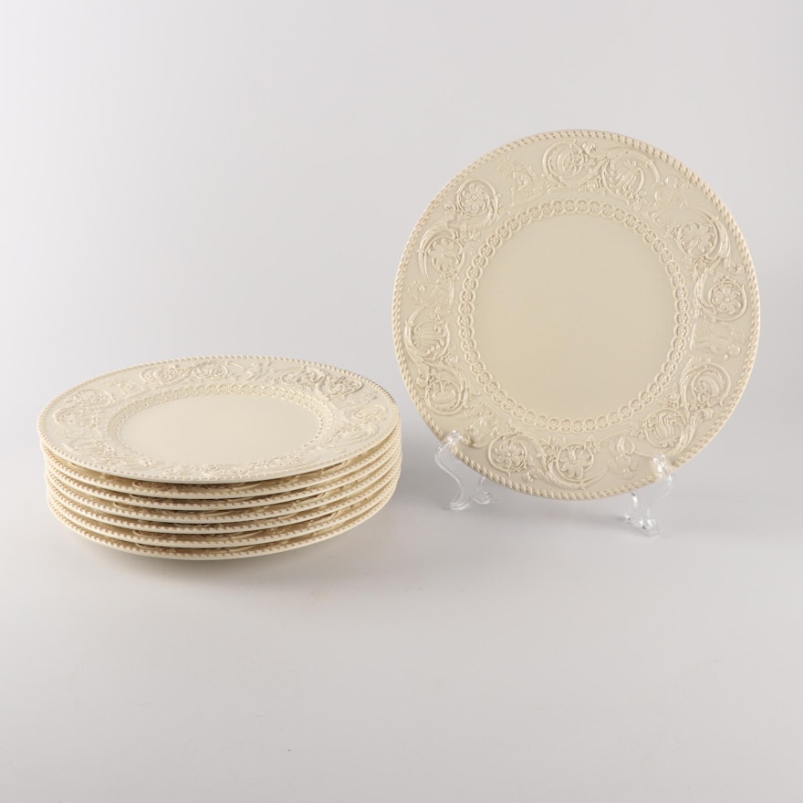 Vintage Wedgwood "Patrician" Embossed Dinner Plates