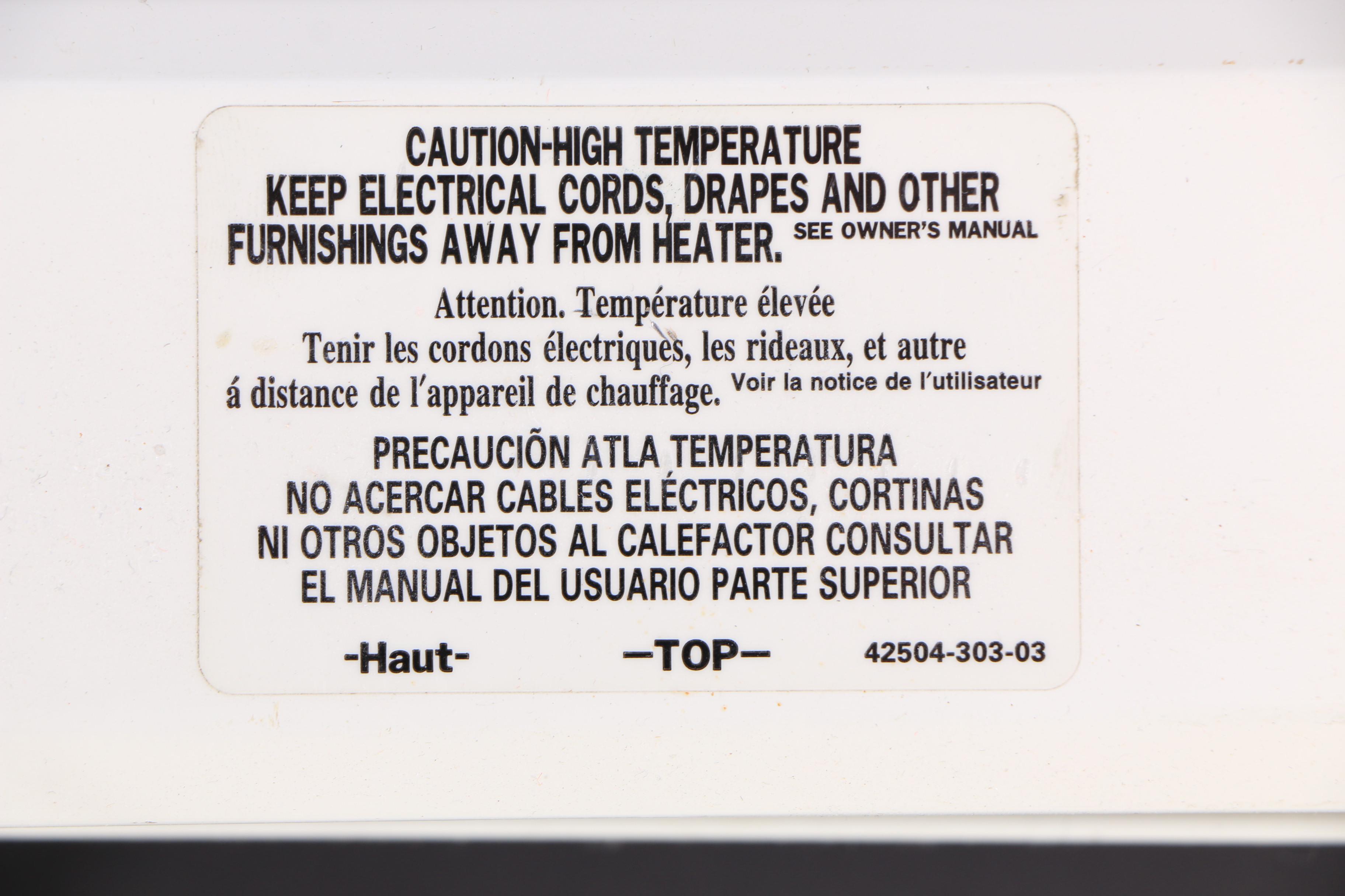 Fahrenheat LFP6152E Portable Electric Baseboard Heater