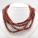 Continuous Cultured Pearl Necklace