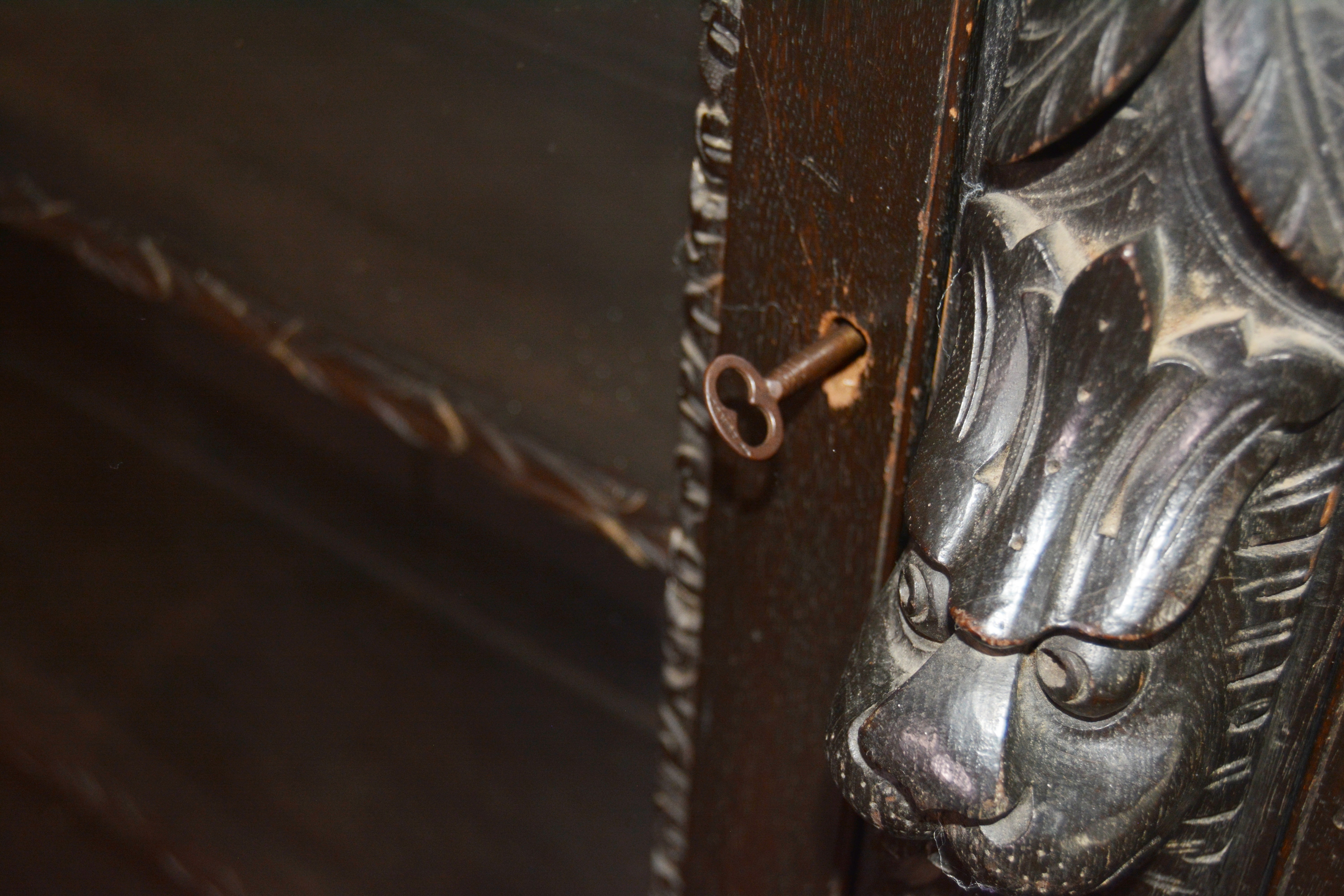 Renaissance Revival Oak Library Bookcase, Late 19th/Early 20th Century
