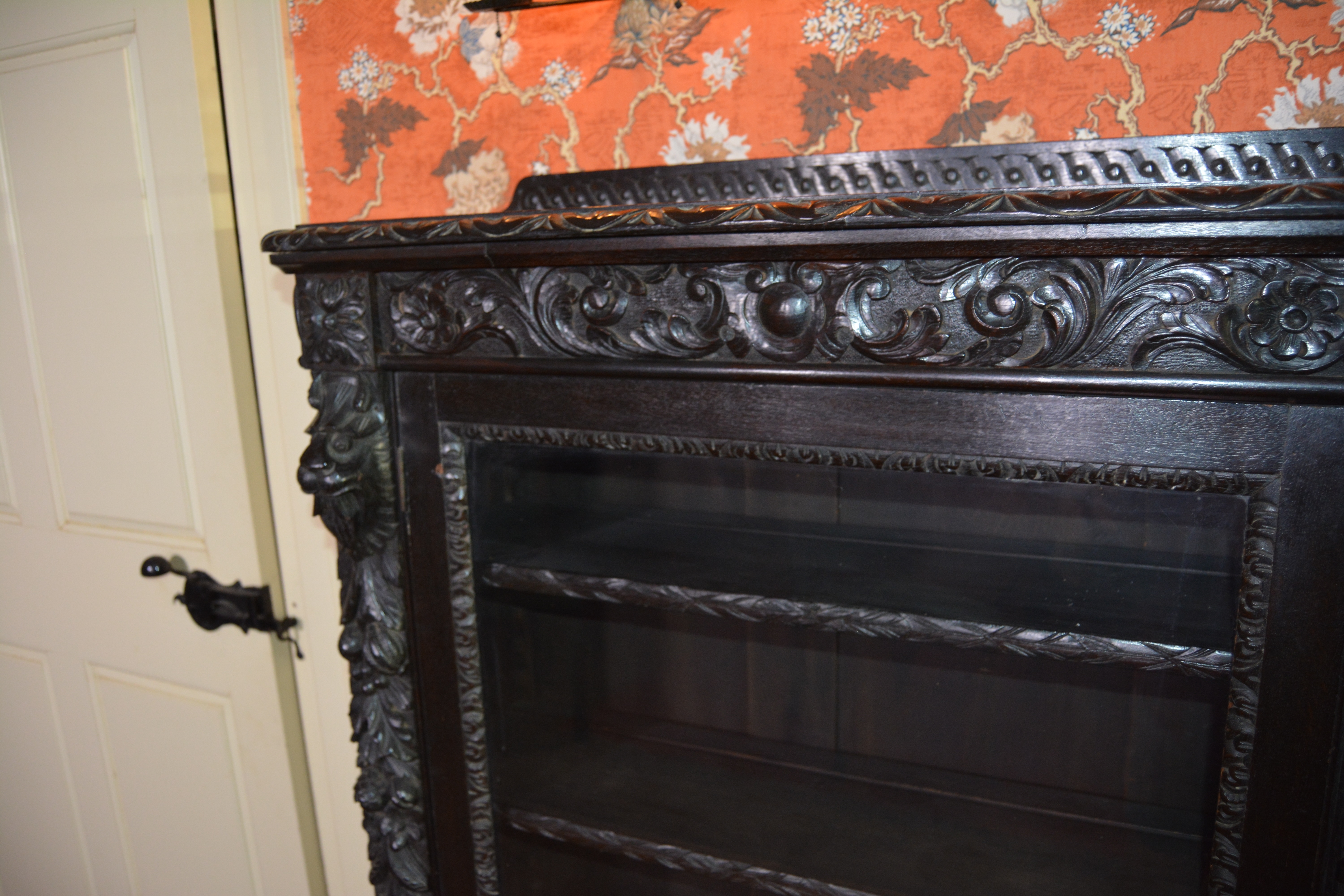 Renaissance Revival Oak Library Bookcase, Late 19th/Early 20th Century