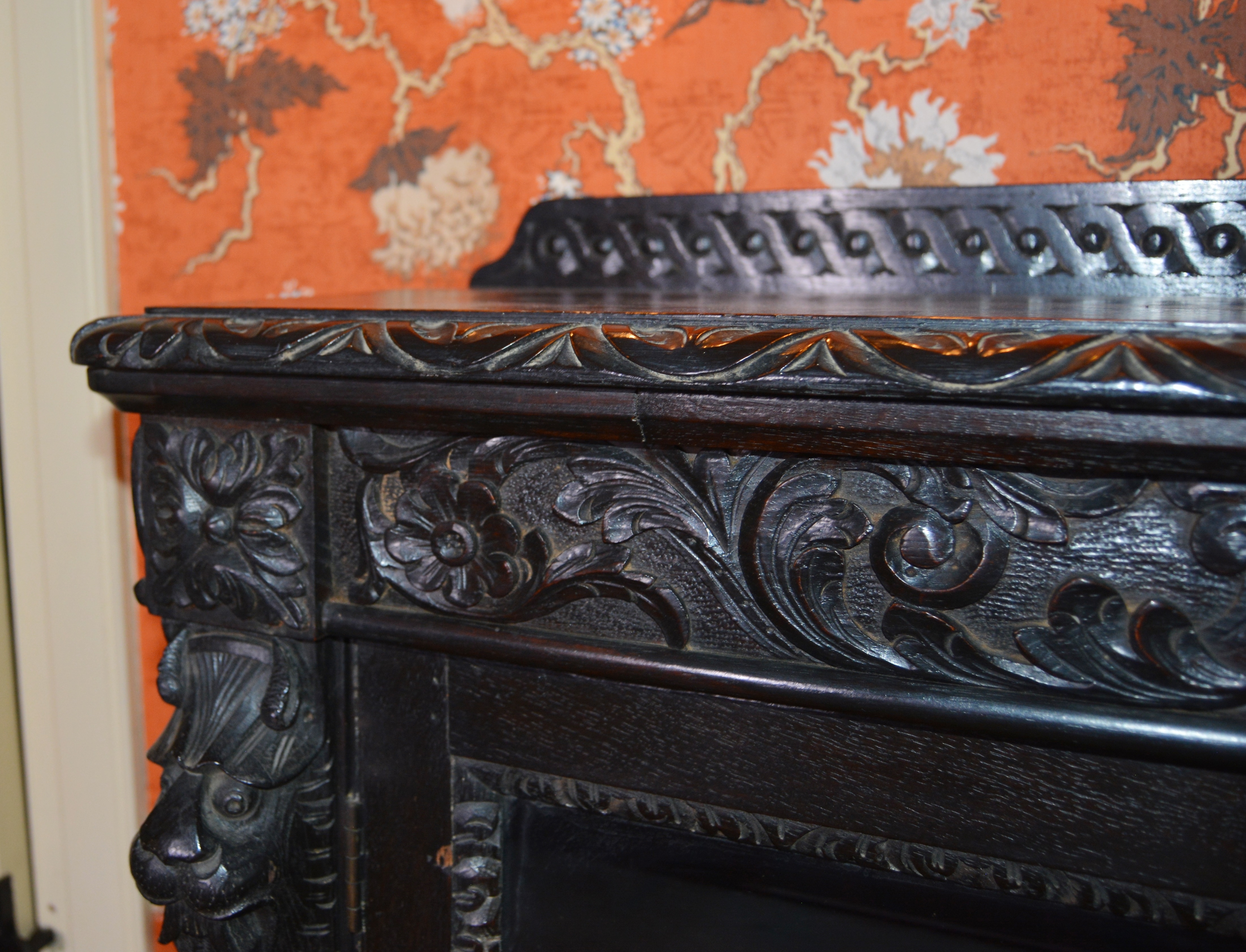 Renaissance Revival Oak Library Bookcase, Late 19th/Early 20th Century