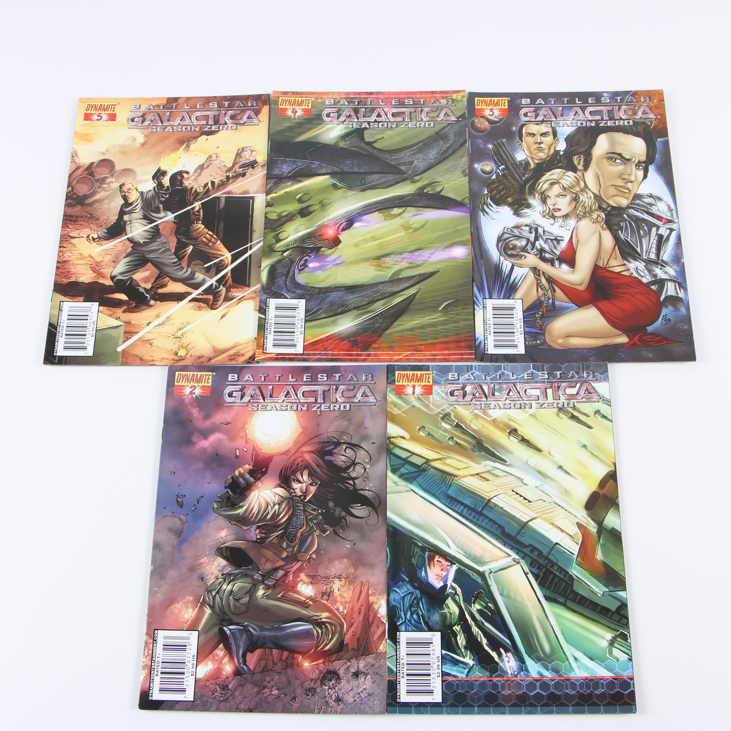 Modern Age Comic Books featuring "Battlestar Galactica Season Zero"