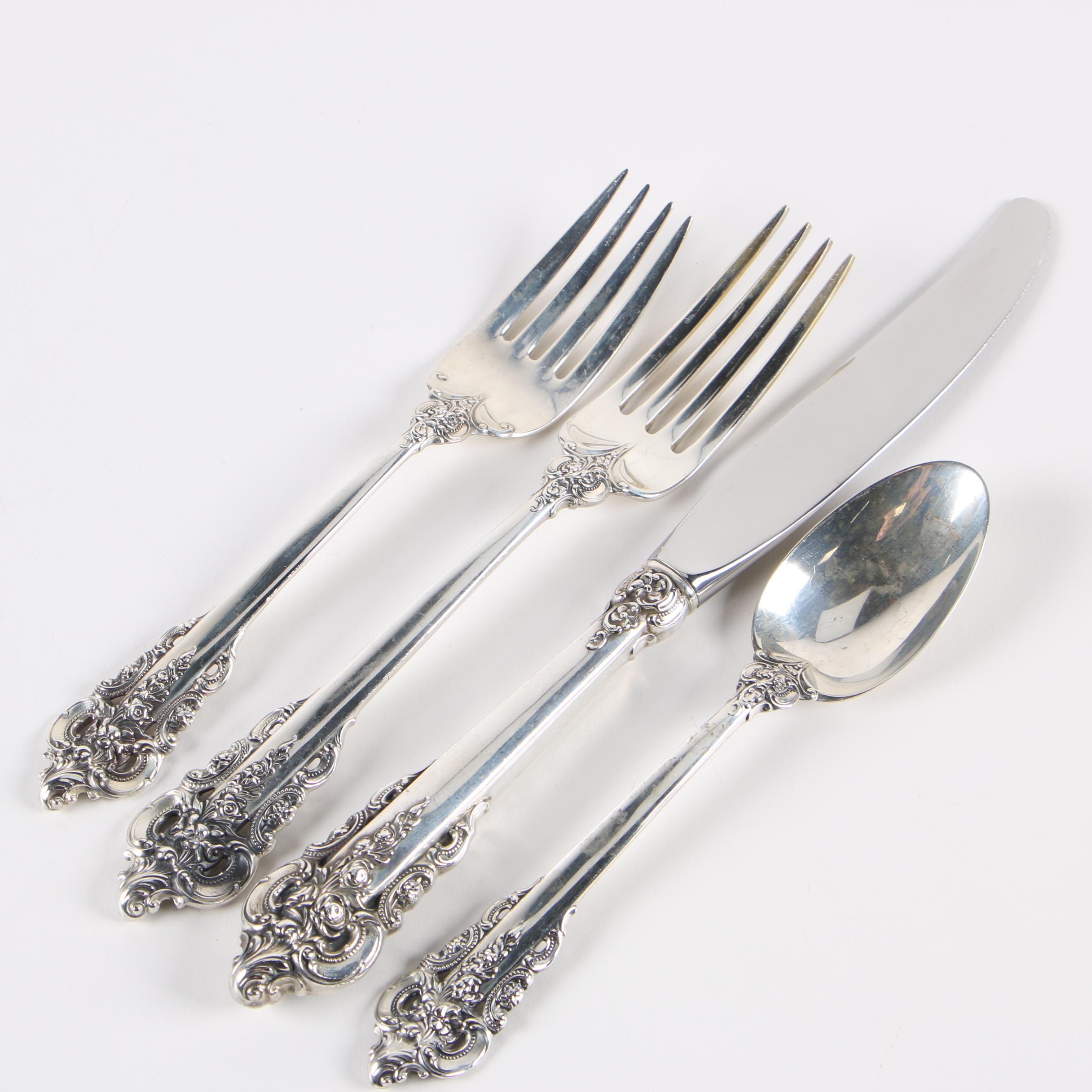 Wallace Silversmiths "Grande Baroque" Sterling Silver Flatware