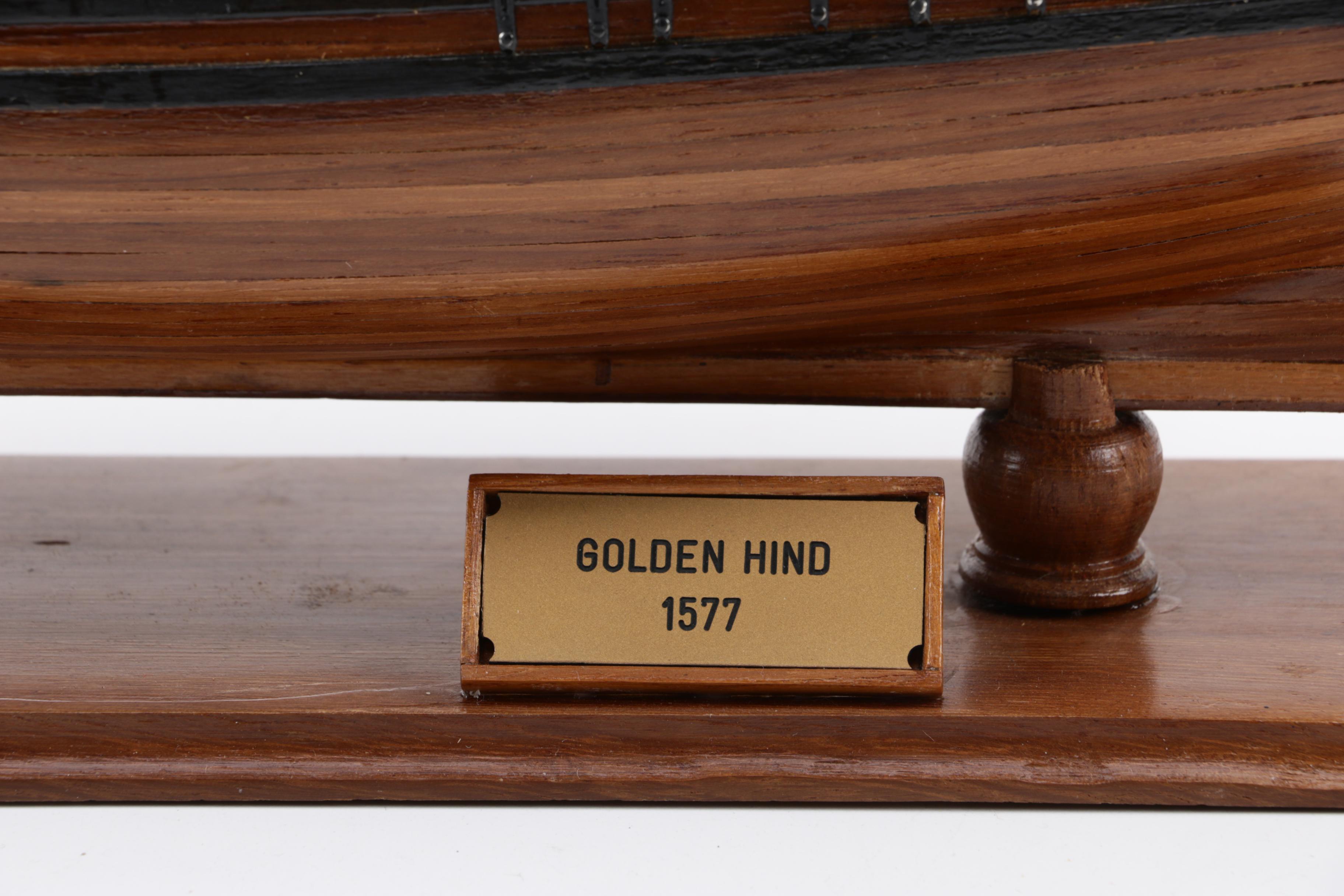 Mamoli Golden Hind 1577 Wooden Ship Model