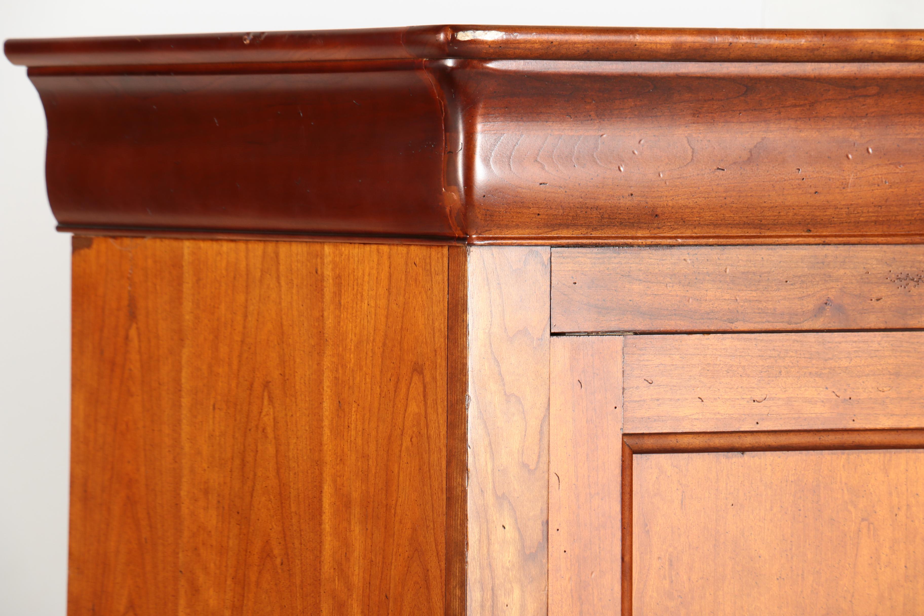 Louis Philippe Style Cherrywood Wardrobe by National Mt. Airy