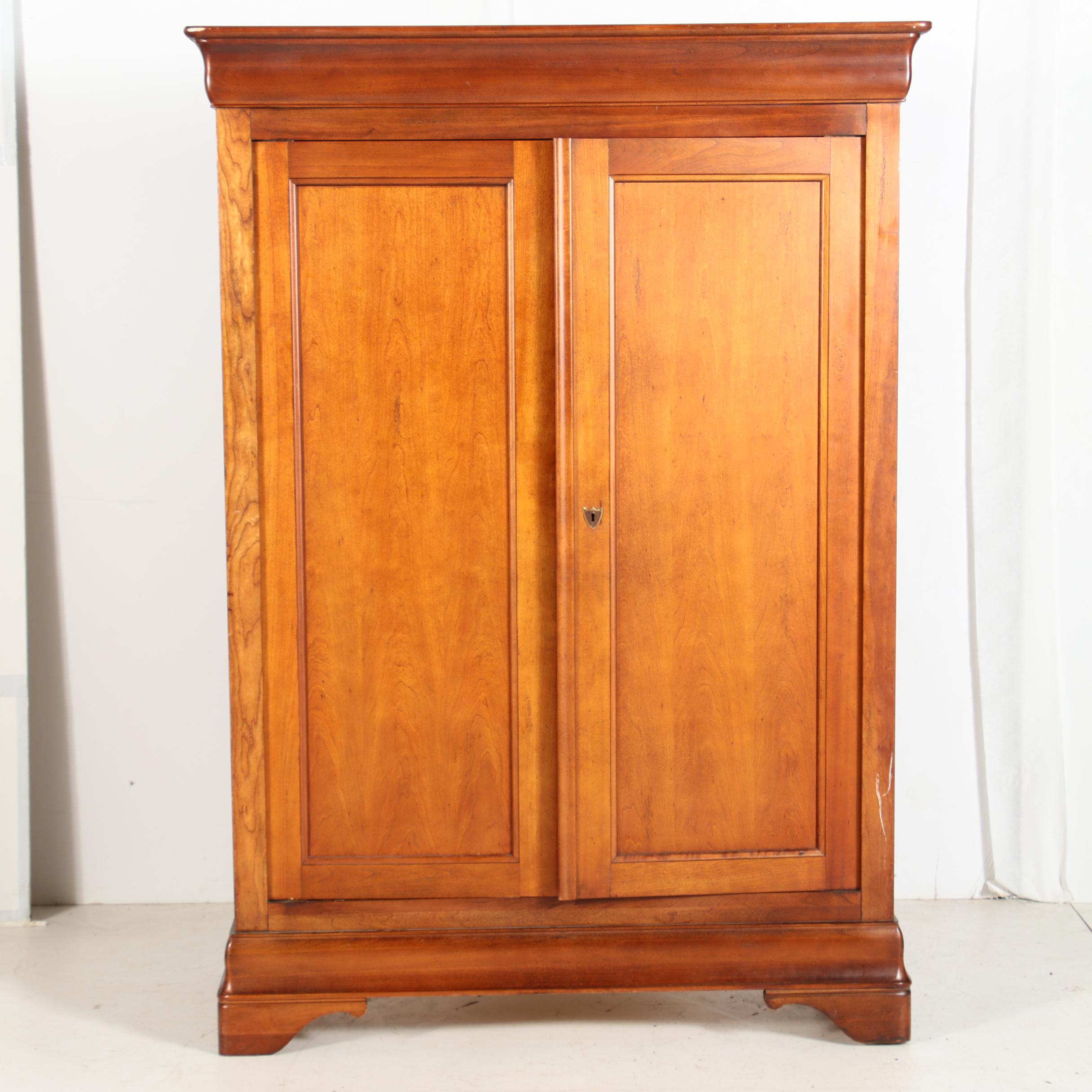 Louis Philippe Style Cherrywood Wardrobe by National Mt. Airy