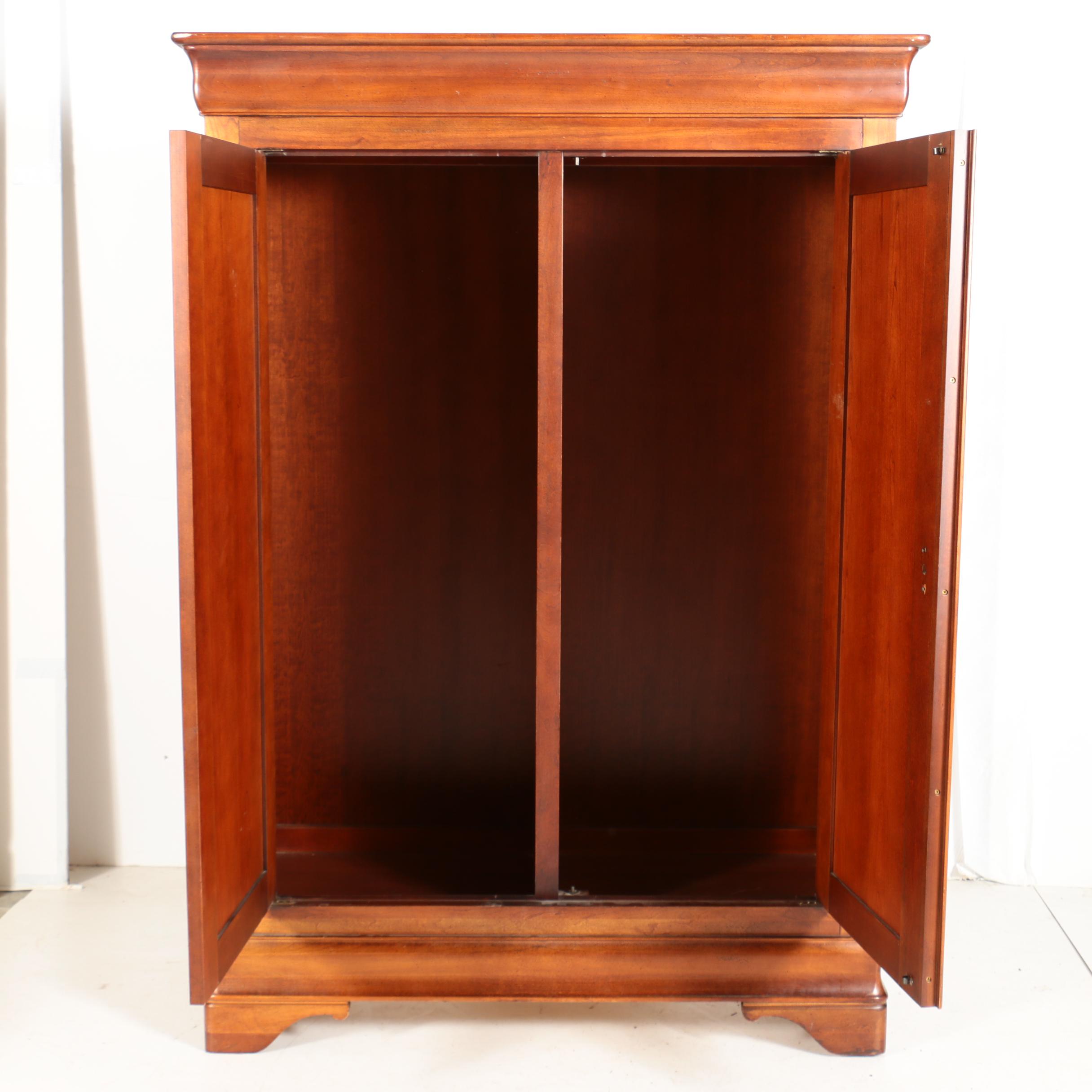 Louis Philippe Style Cherrywood Wardrobe by National Mt. Airy