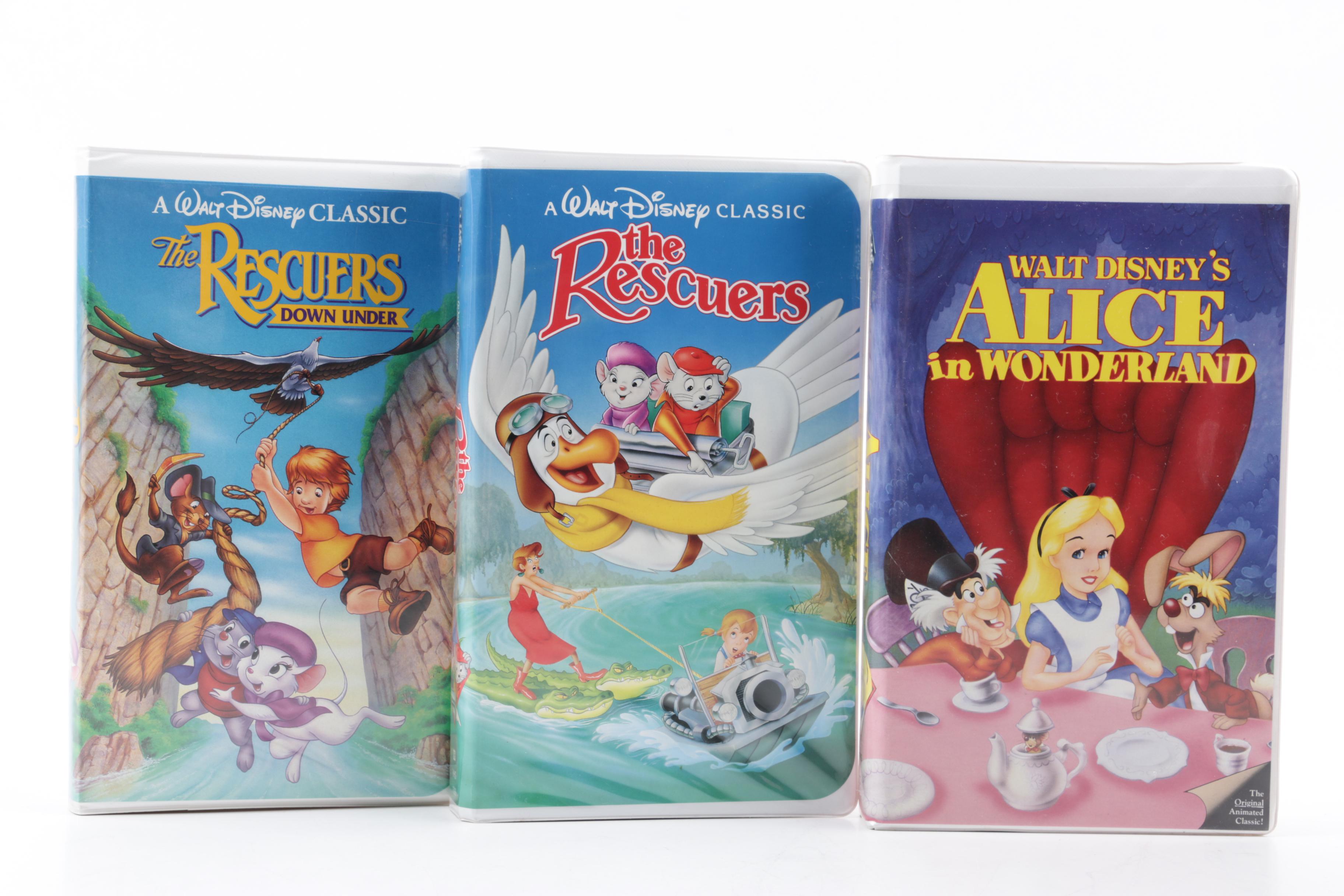 Disney VHS Tapes Including Fantasia