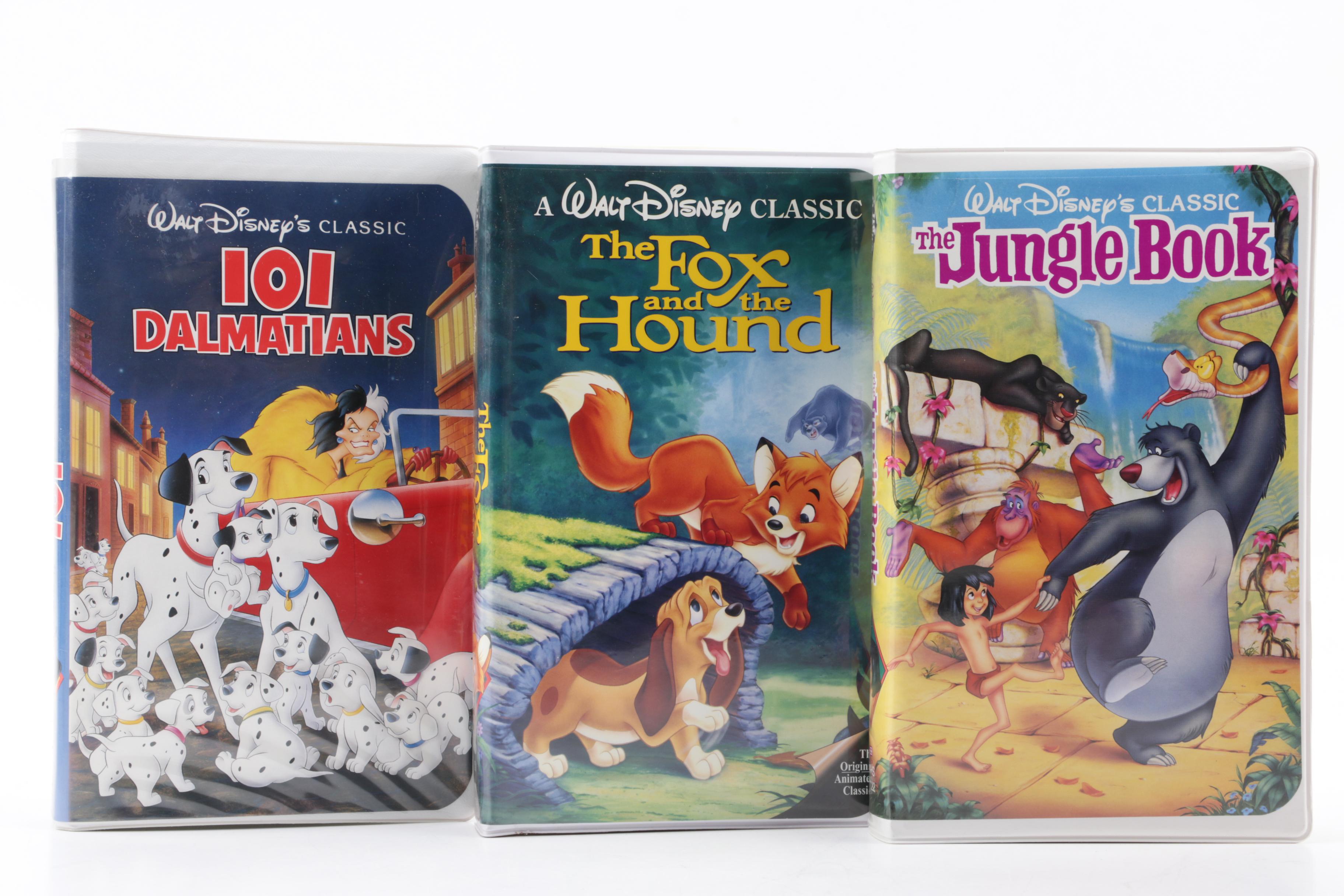 Disney VHS Tapes Including Fantasia