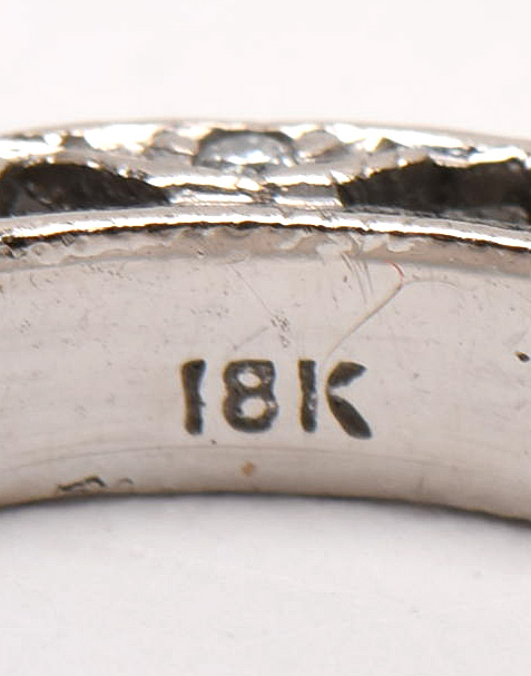 Tacori 18K White Gold and 0.8 CTW Diamond Crescent Eternity Band