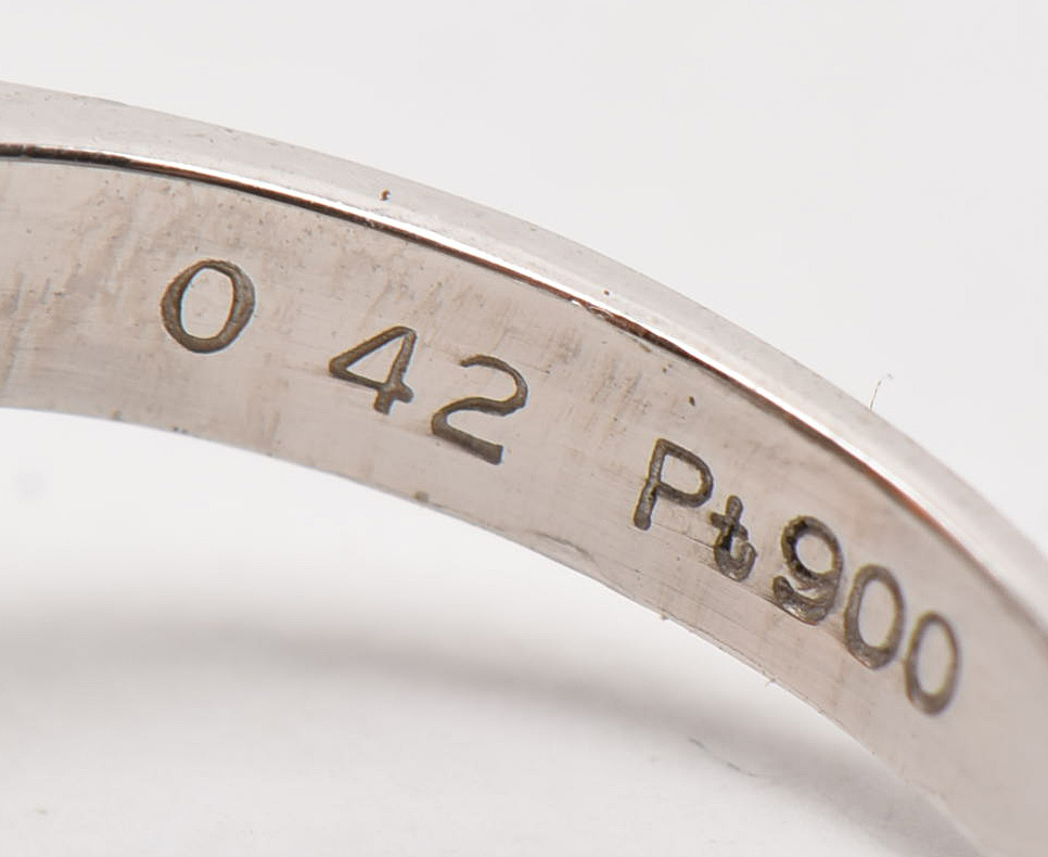 Platinum Opal and Diamond Ring