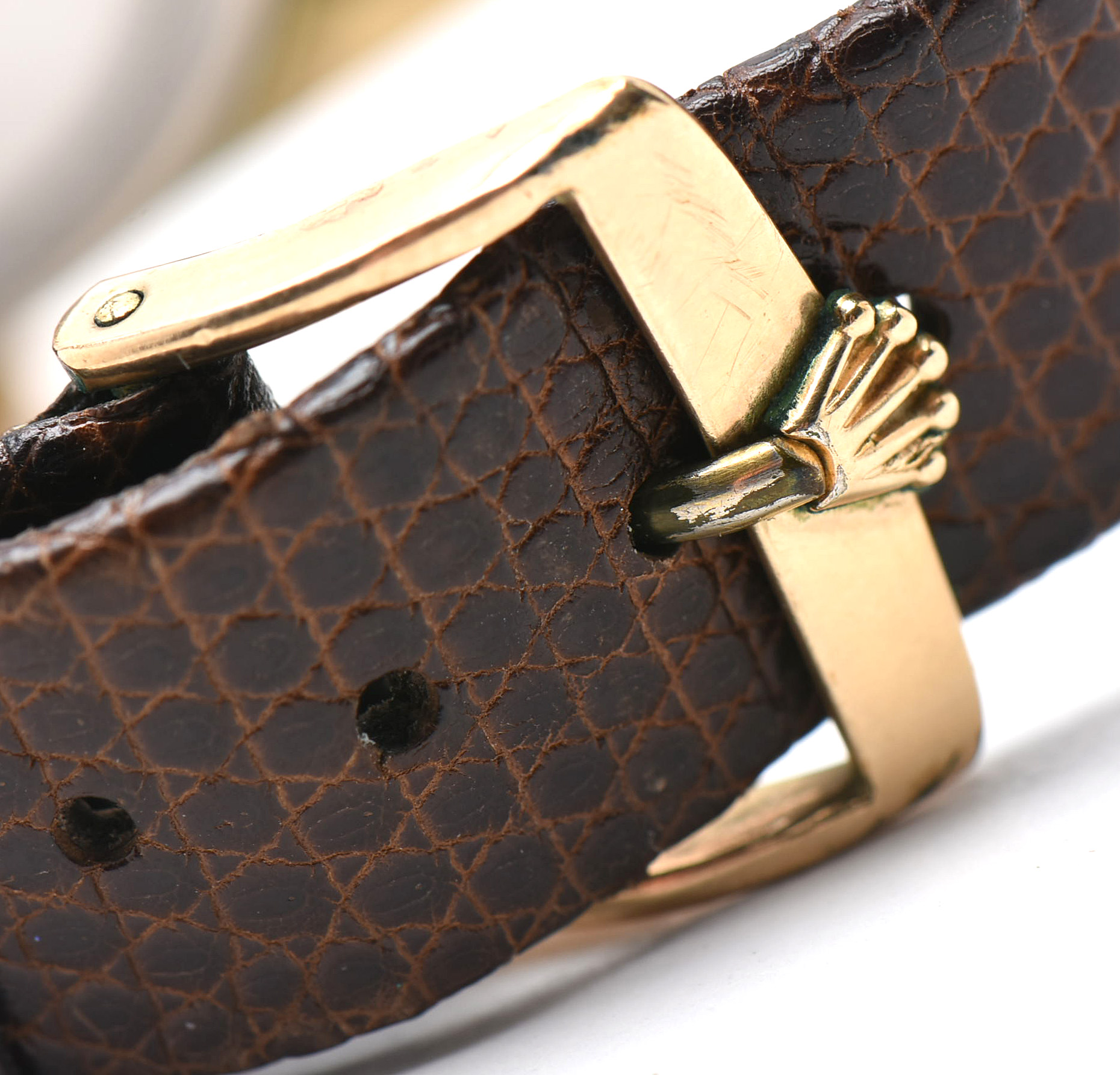 Circa 1961 Rolex Gold Tone Oysterdate Watch