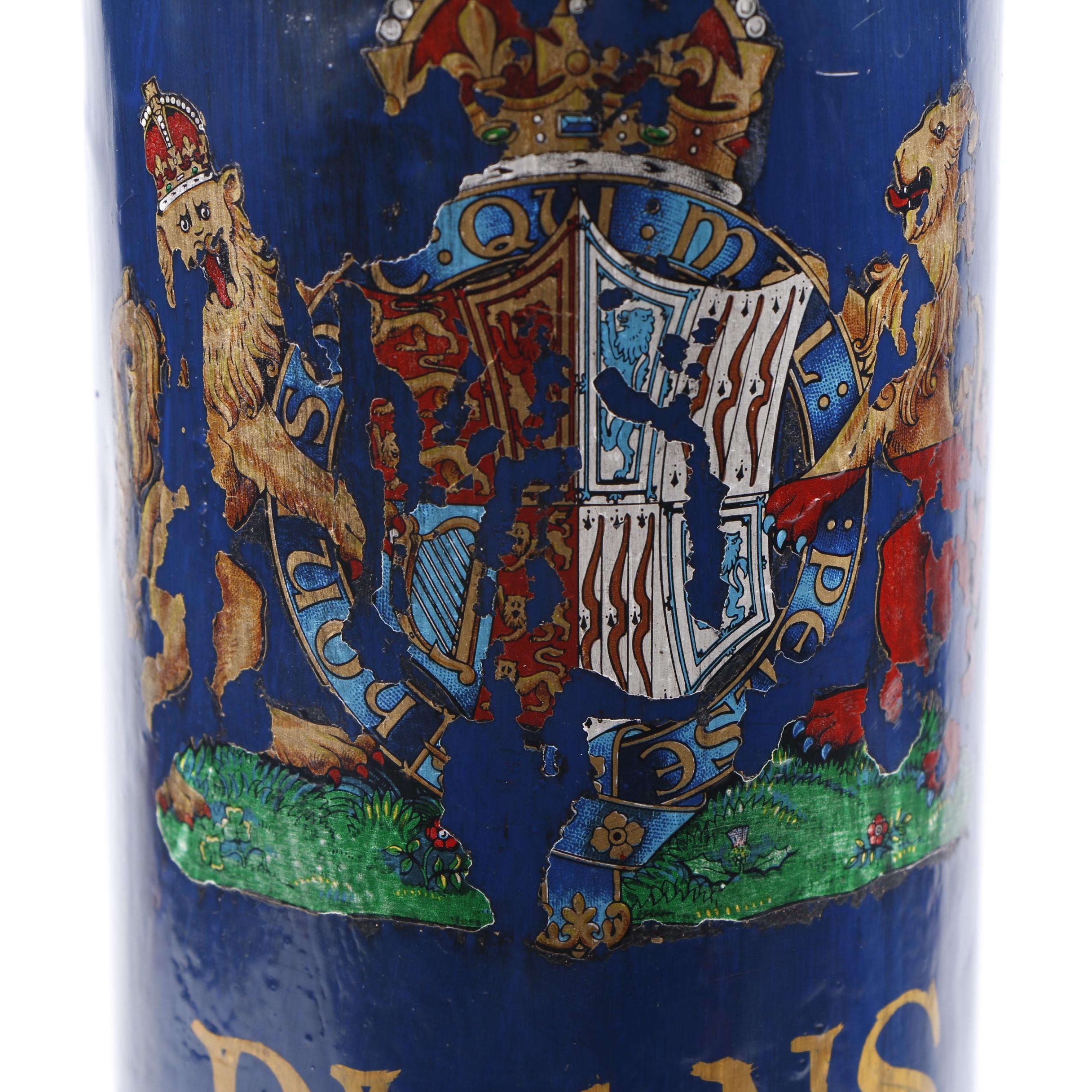 Hand-Painted "City Plans" Document Carrying Tube