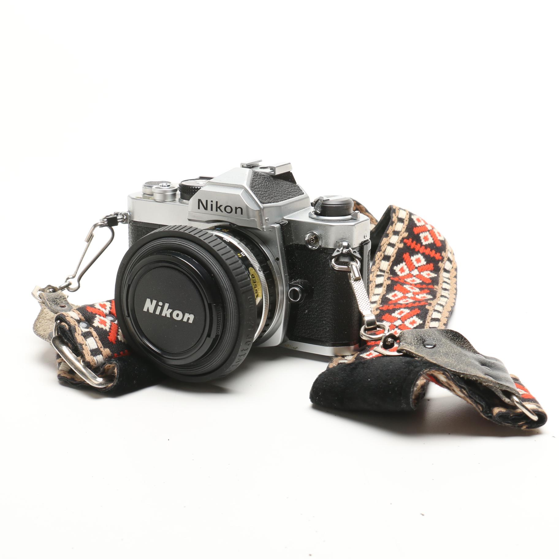 Vintage Nikon FM 35mm SLR Camera