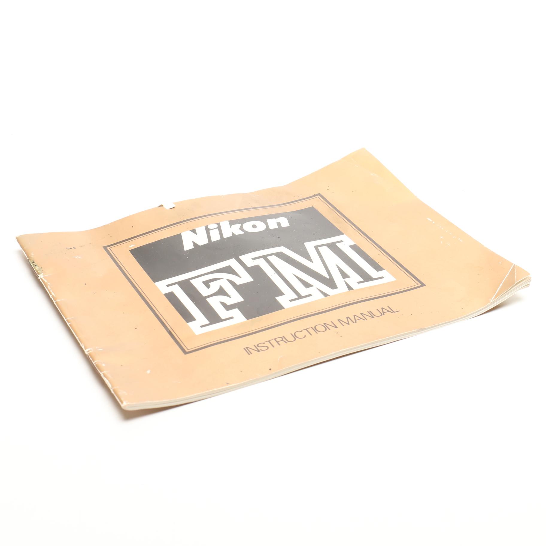 Vintage Nikon FM 35mm SLR Camera