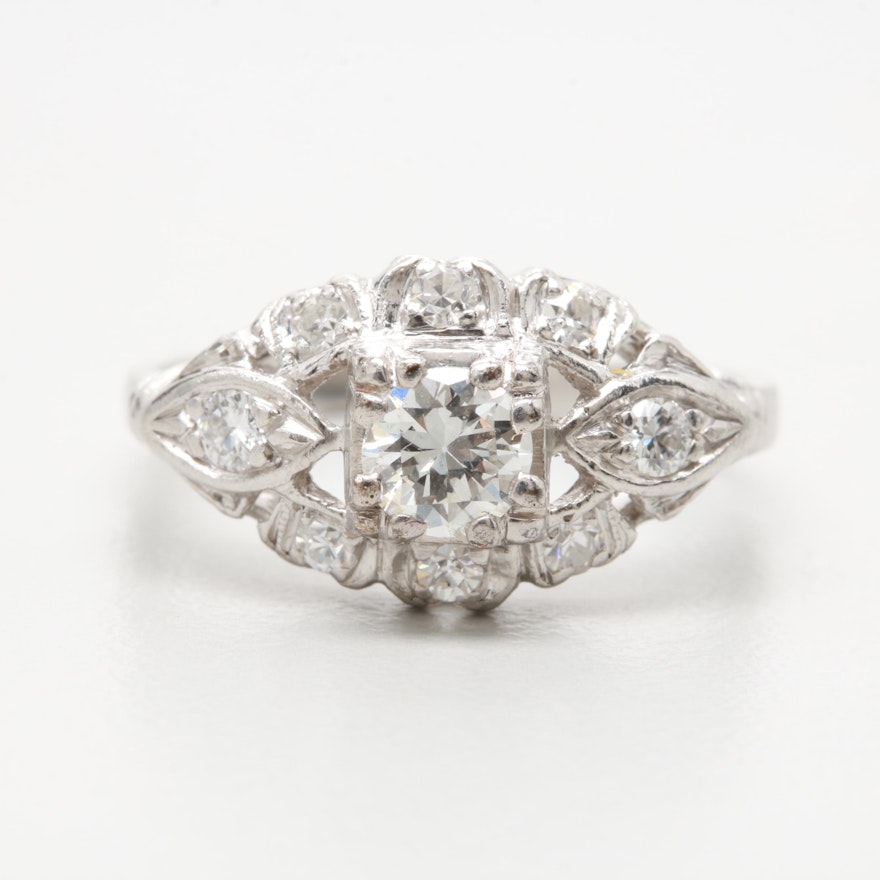 Platinum Diamond Ring