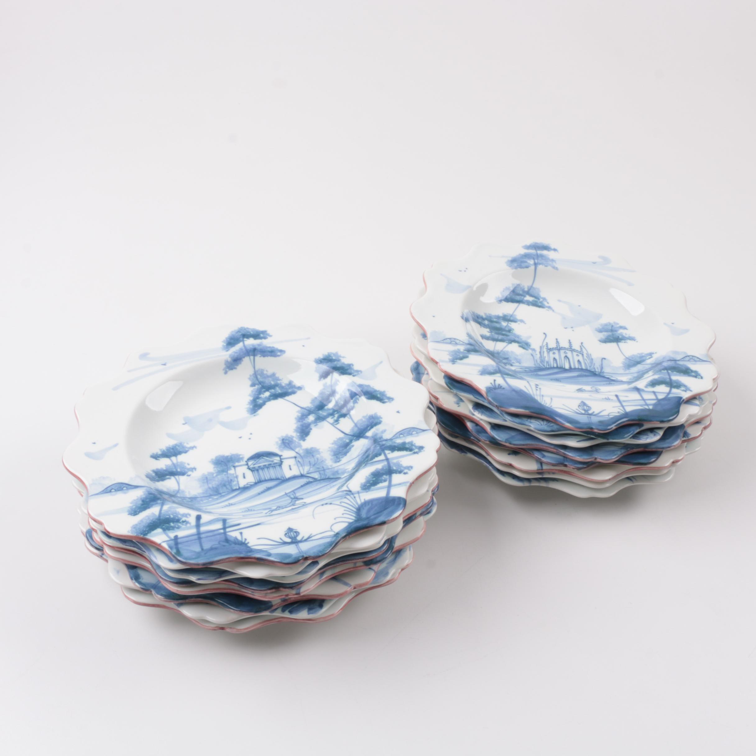 Hand-Painted "Isis" Ceramic Dinnerware by Deborah Sears