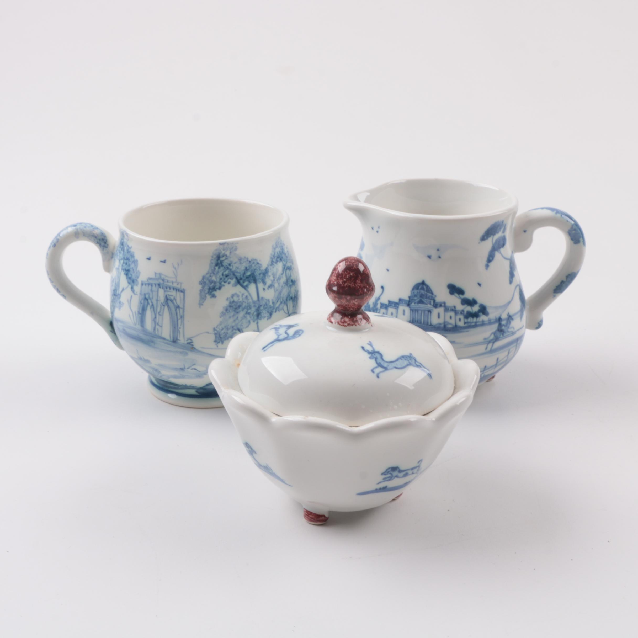 Hand-Painted "Isis" Ceramic Dinnerware by Deborah Sears