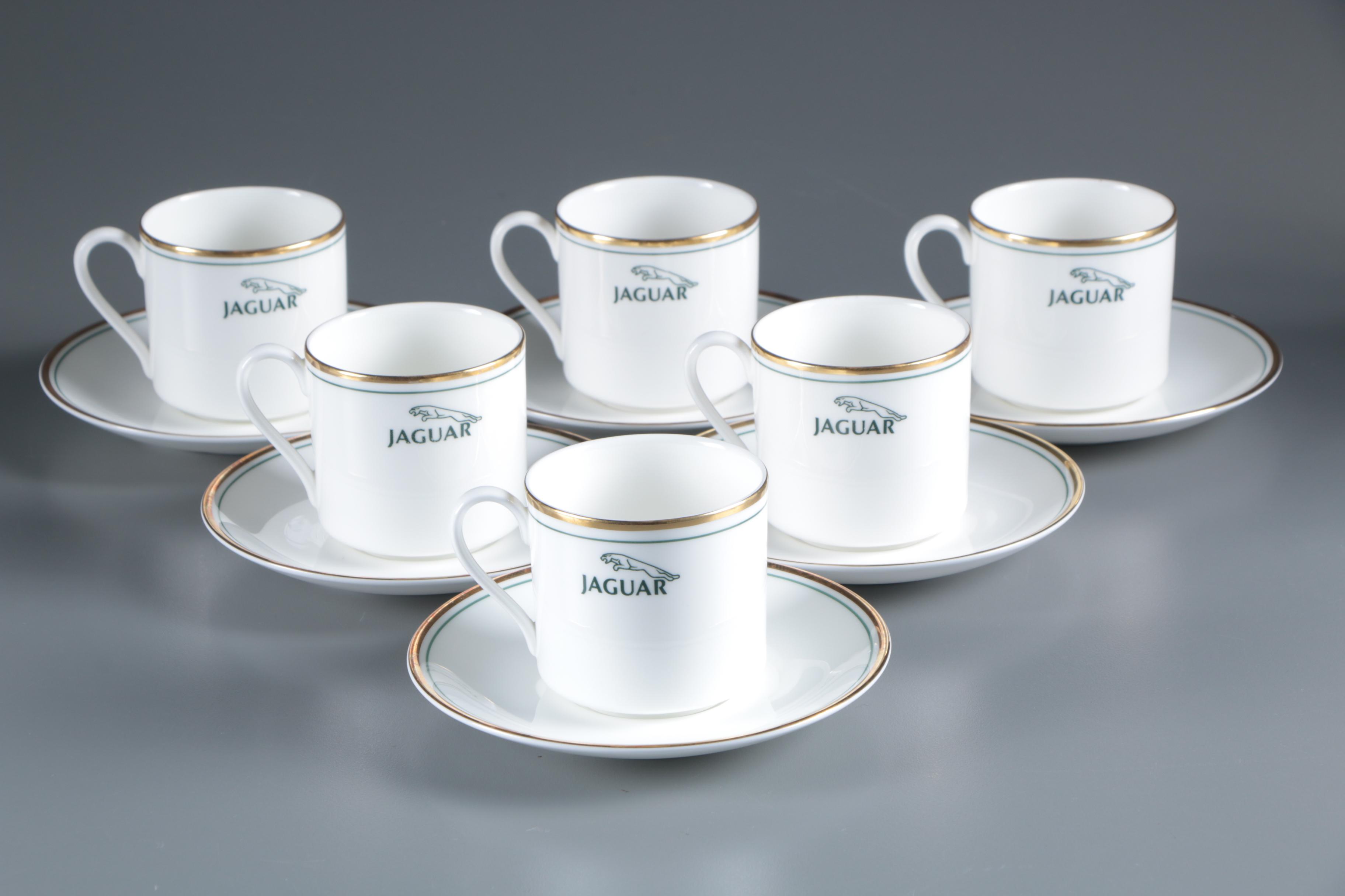 Royal Doulton Jaguar Branded Bone China Coffee Service