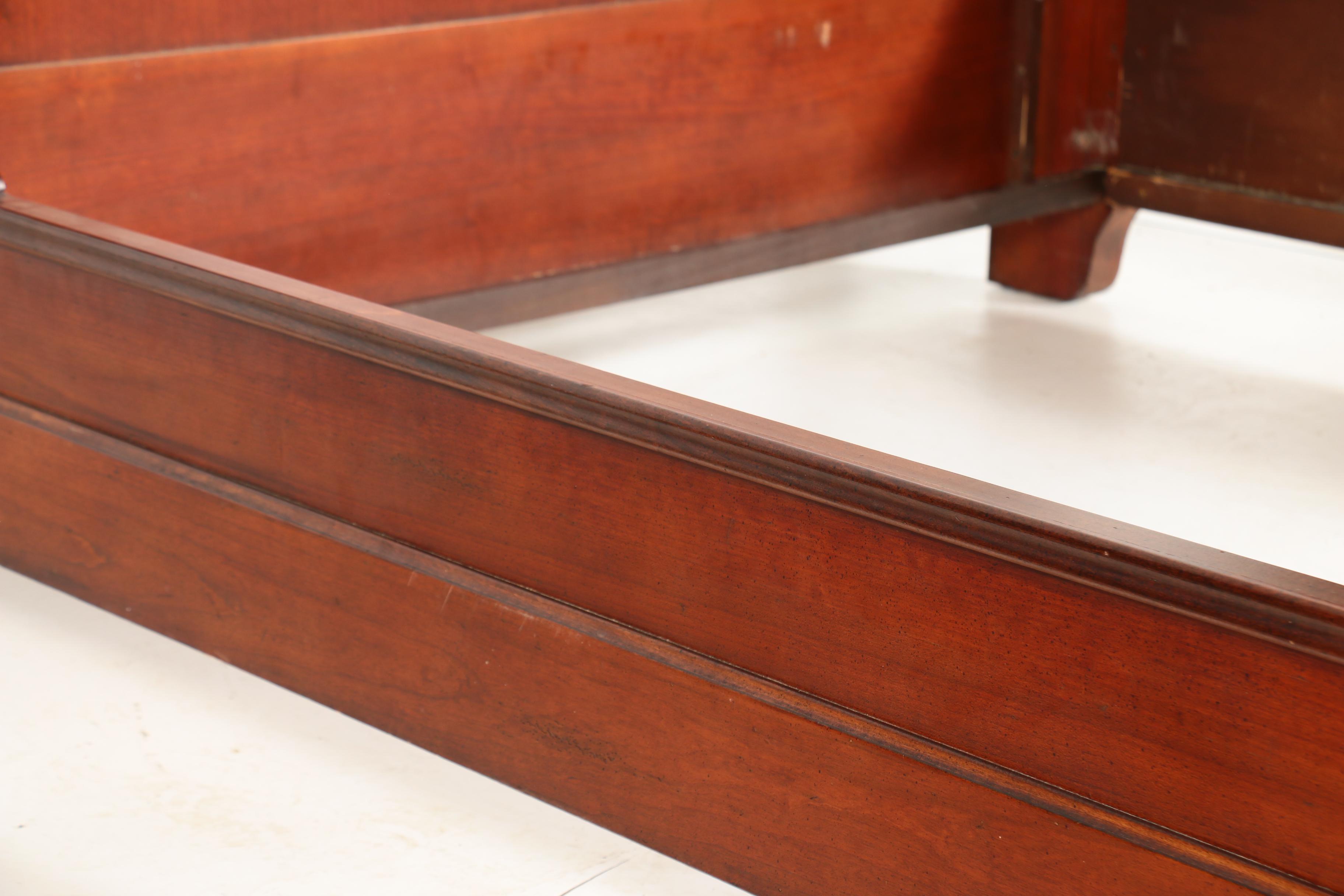 Louis Philippe Style Cherrywood Queen Size Bed Frame by National Mt. Airy