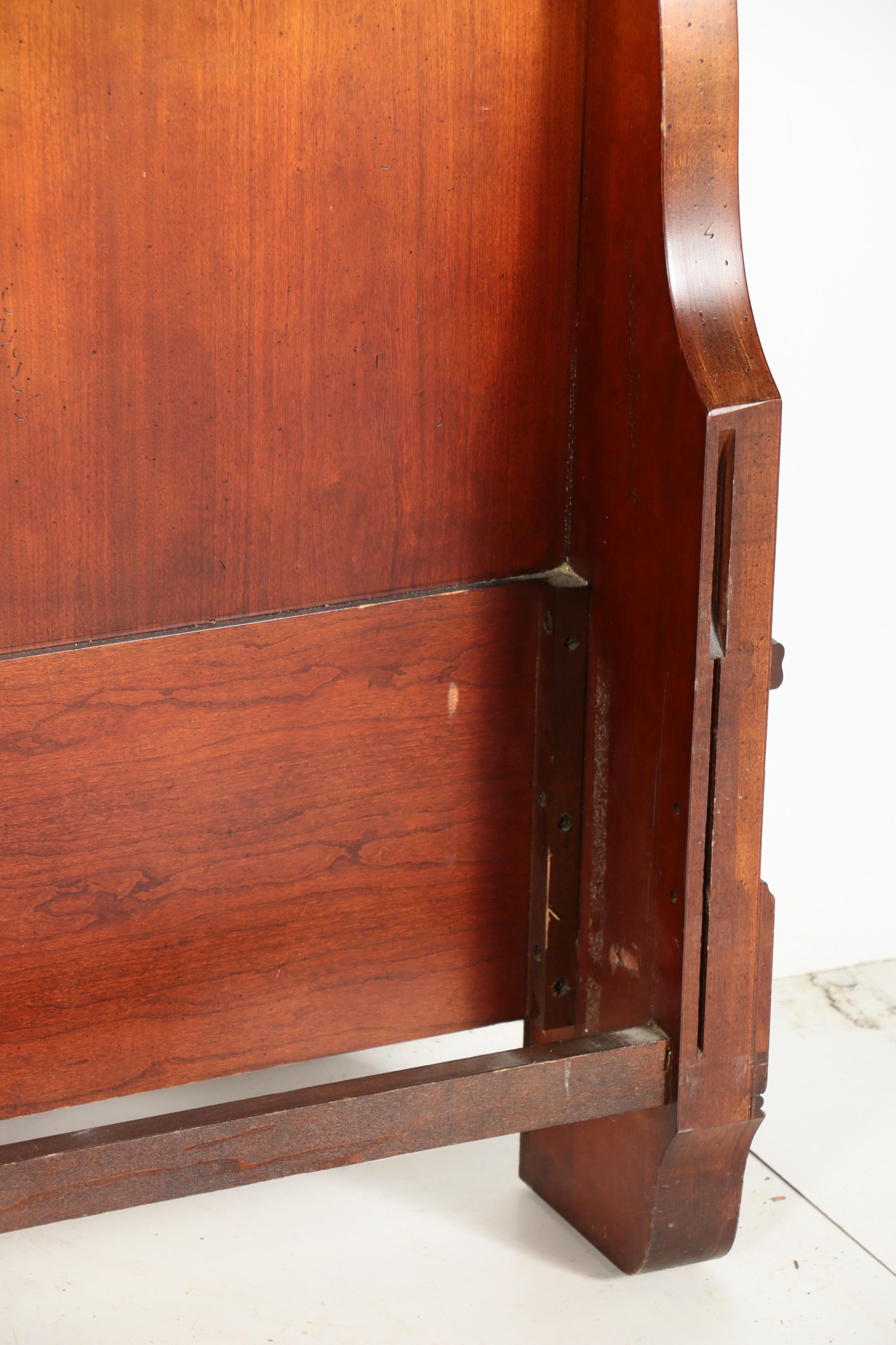 Louis Philippe Style Cherrywood Queen Size Bed Frame by National Mt. Airy