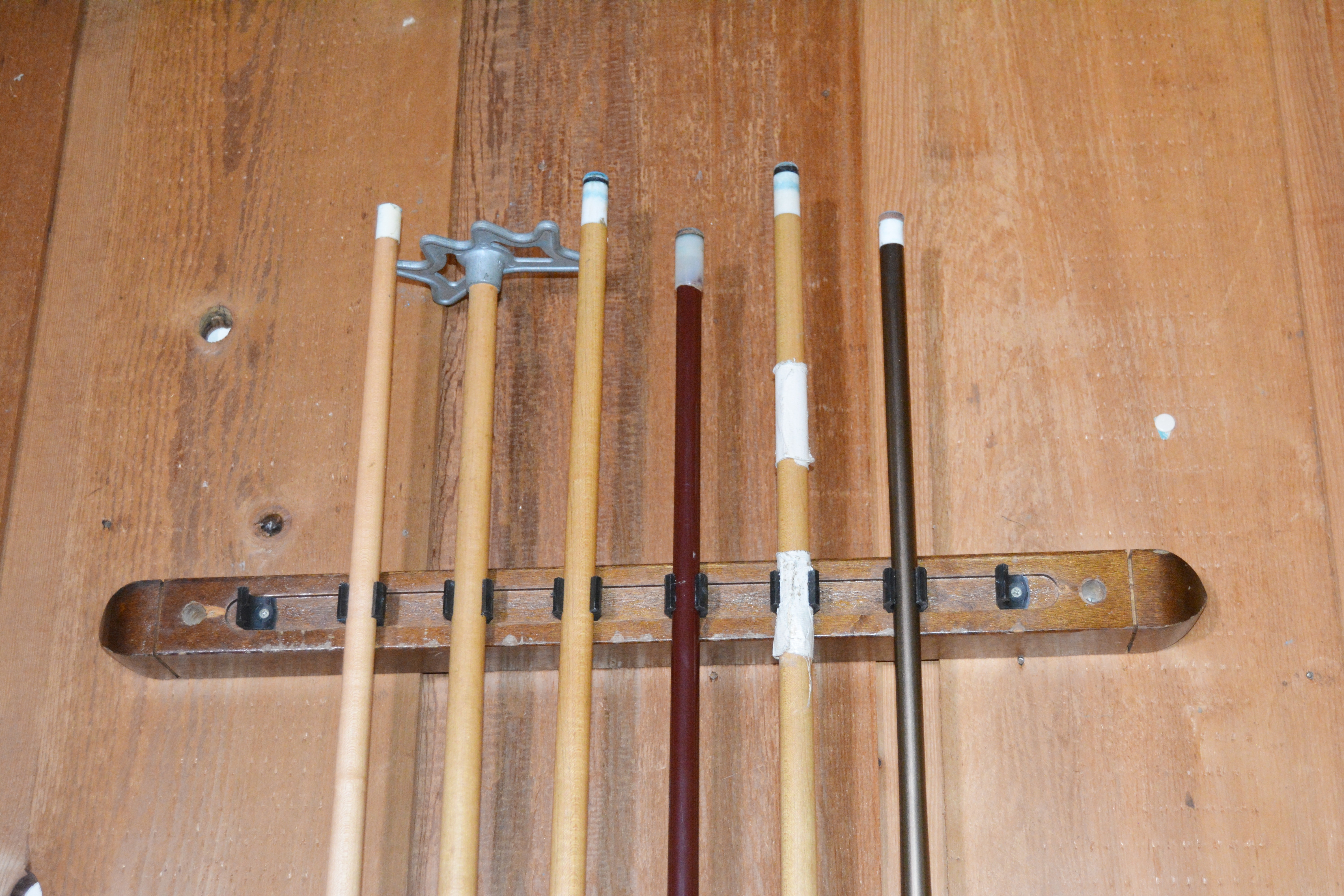 Vintage Brunswick Billiards Table with Accessories