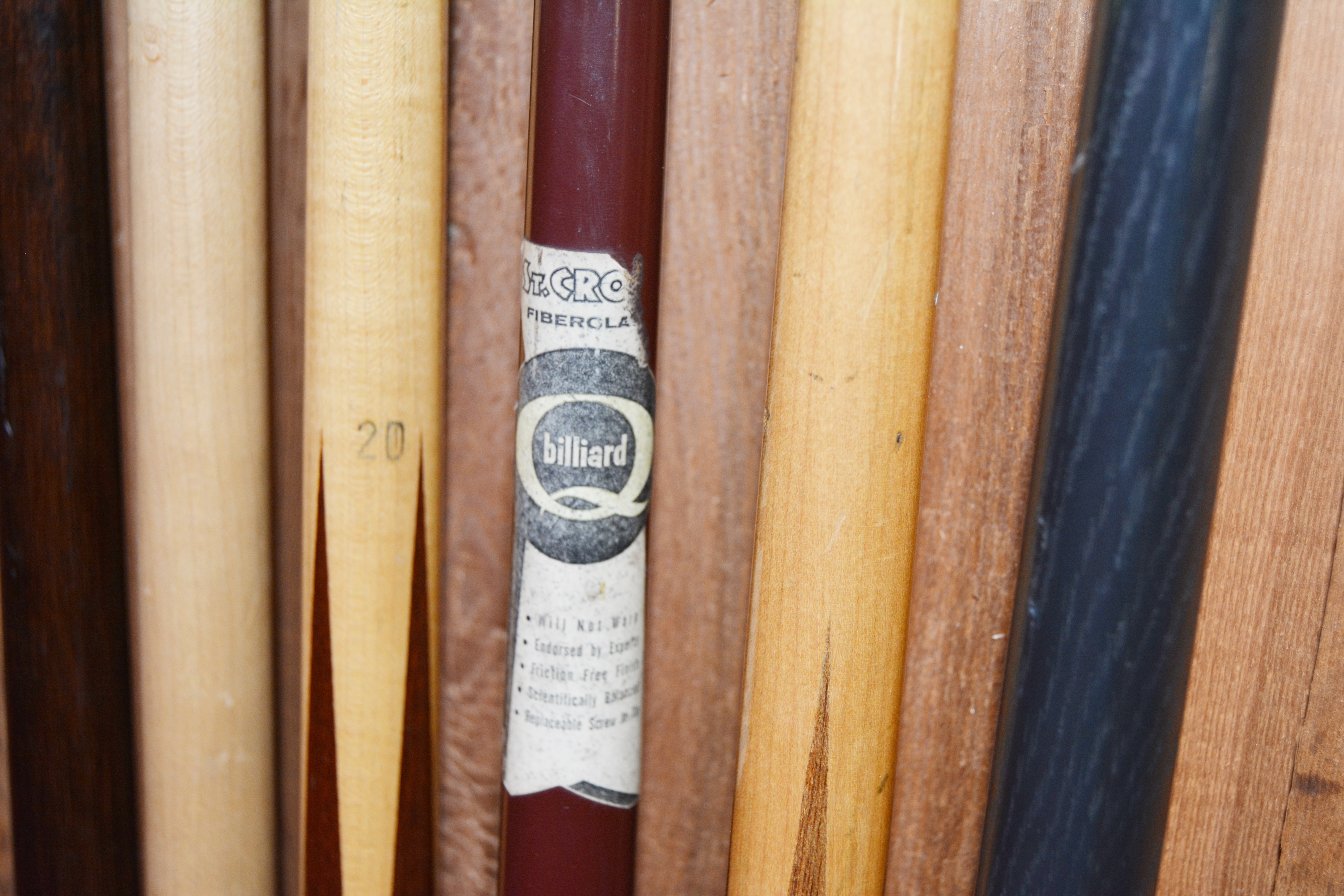 Vintage Brunswick Billiards Table with Accessories