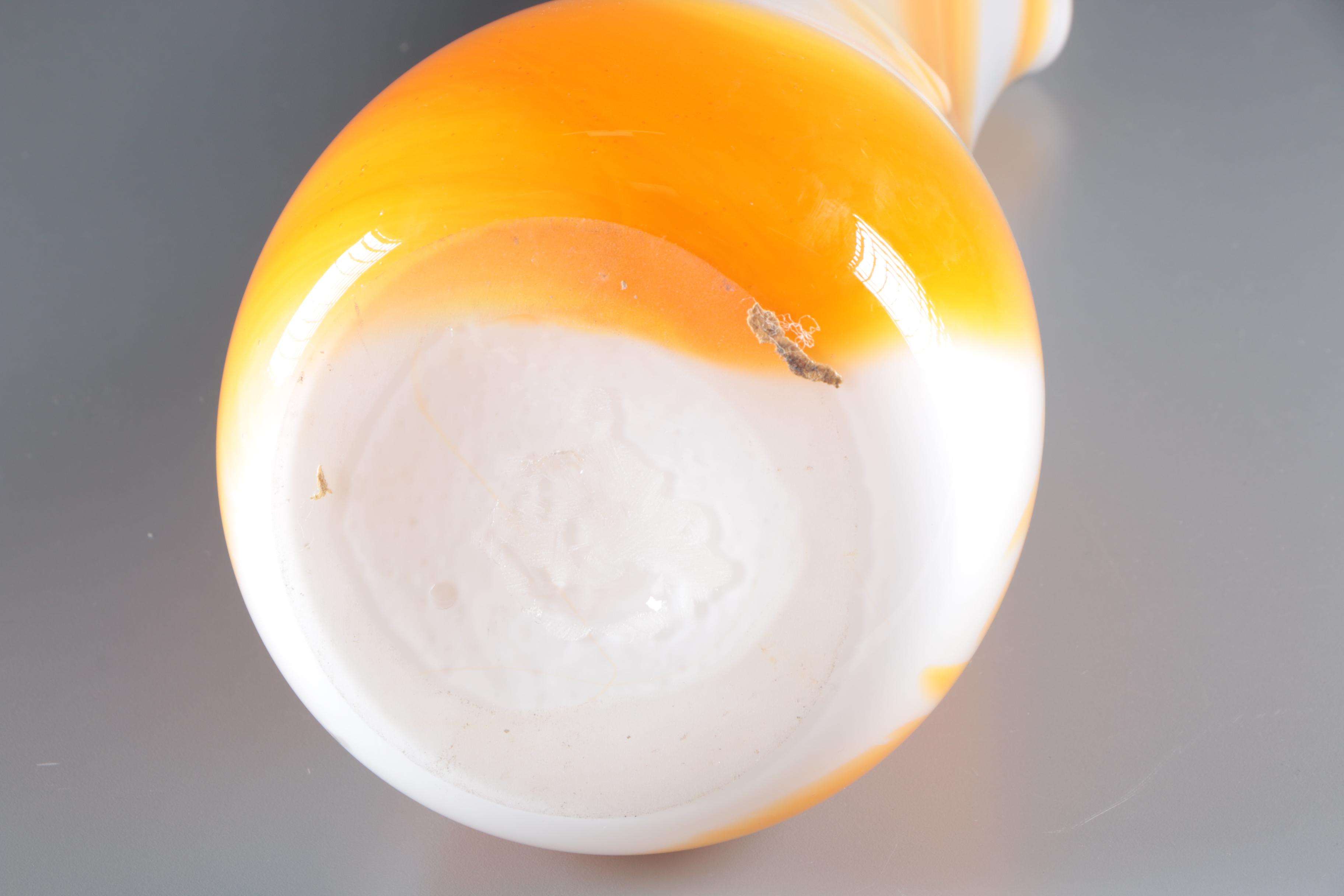 Blown and Cased 20th Century Glass Vase